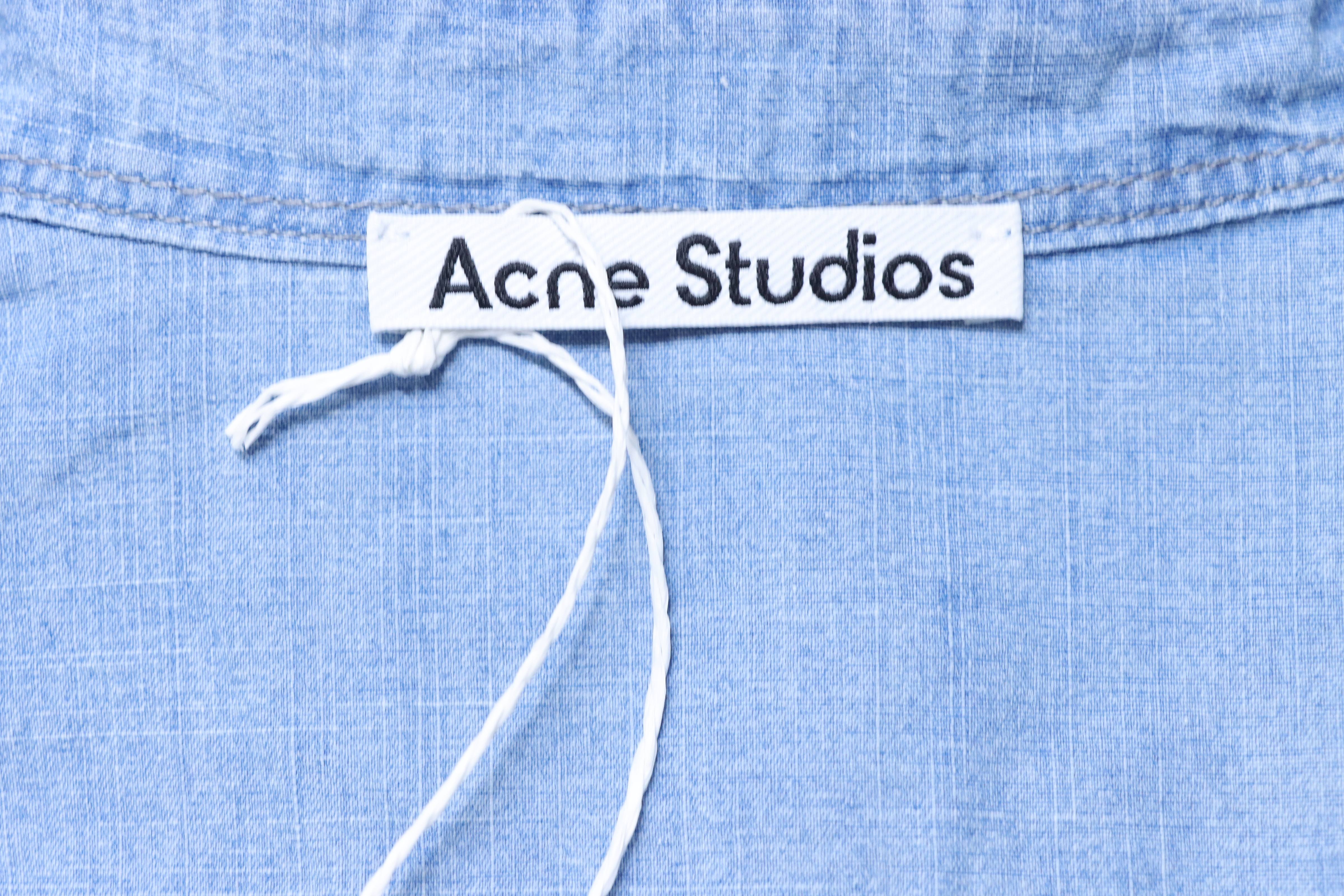 Acne Studios 1996 Logo Distressed Short-Sleeve Shirt