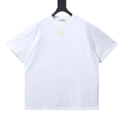 Acne Studios 2026 SS Washed Distressed Logo T-Shirt 01
