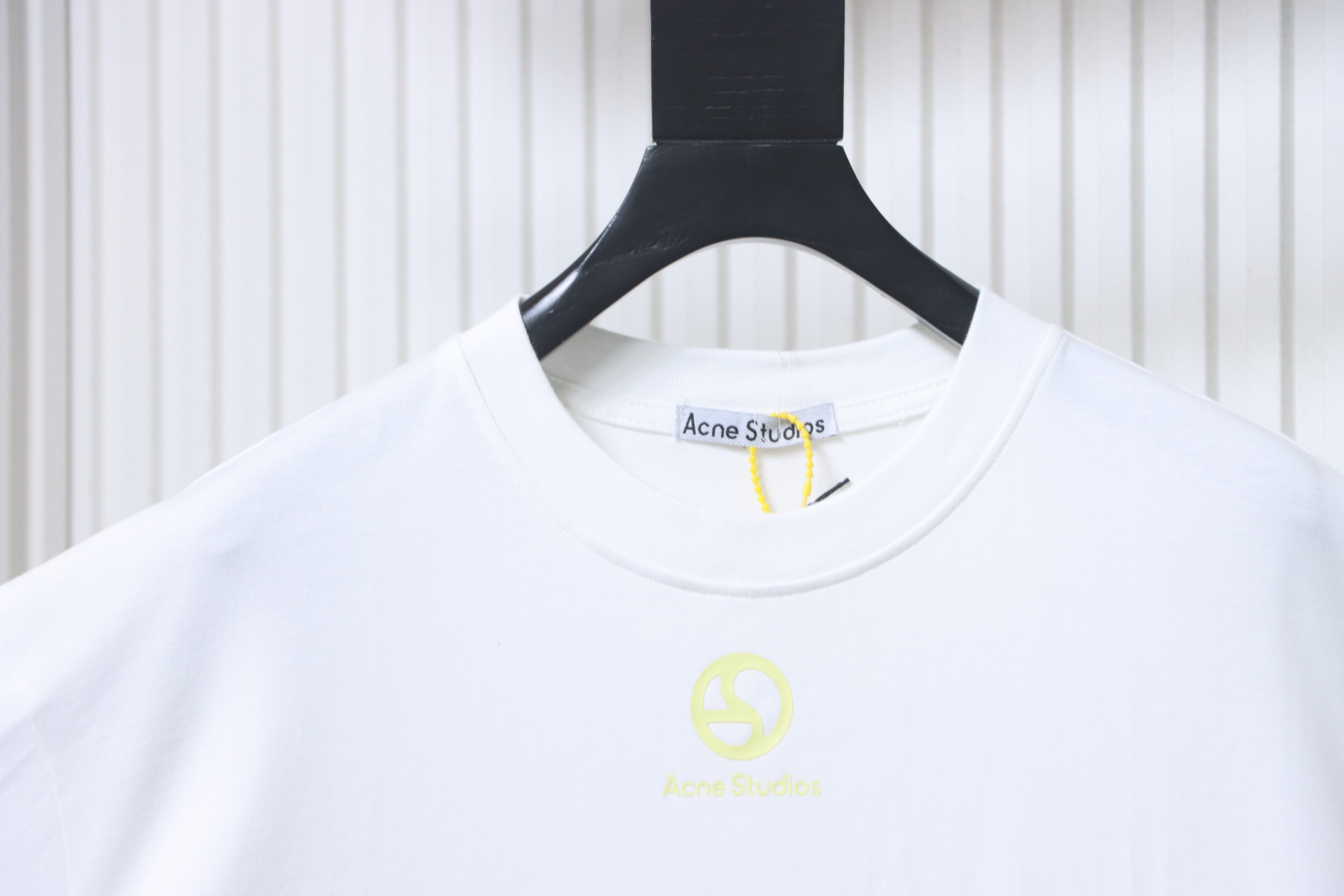 Acne Studios 2026 SS Washed Distressed Logo T-Shirt
