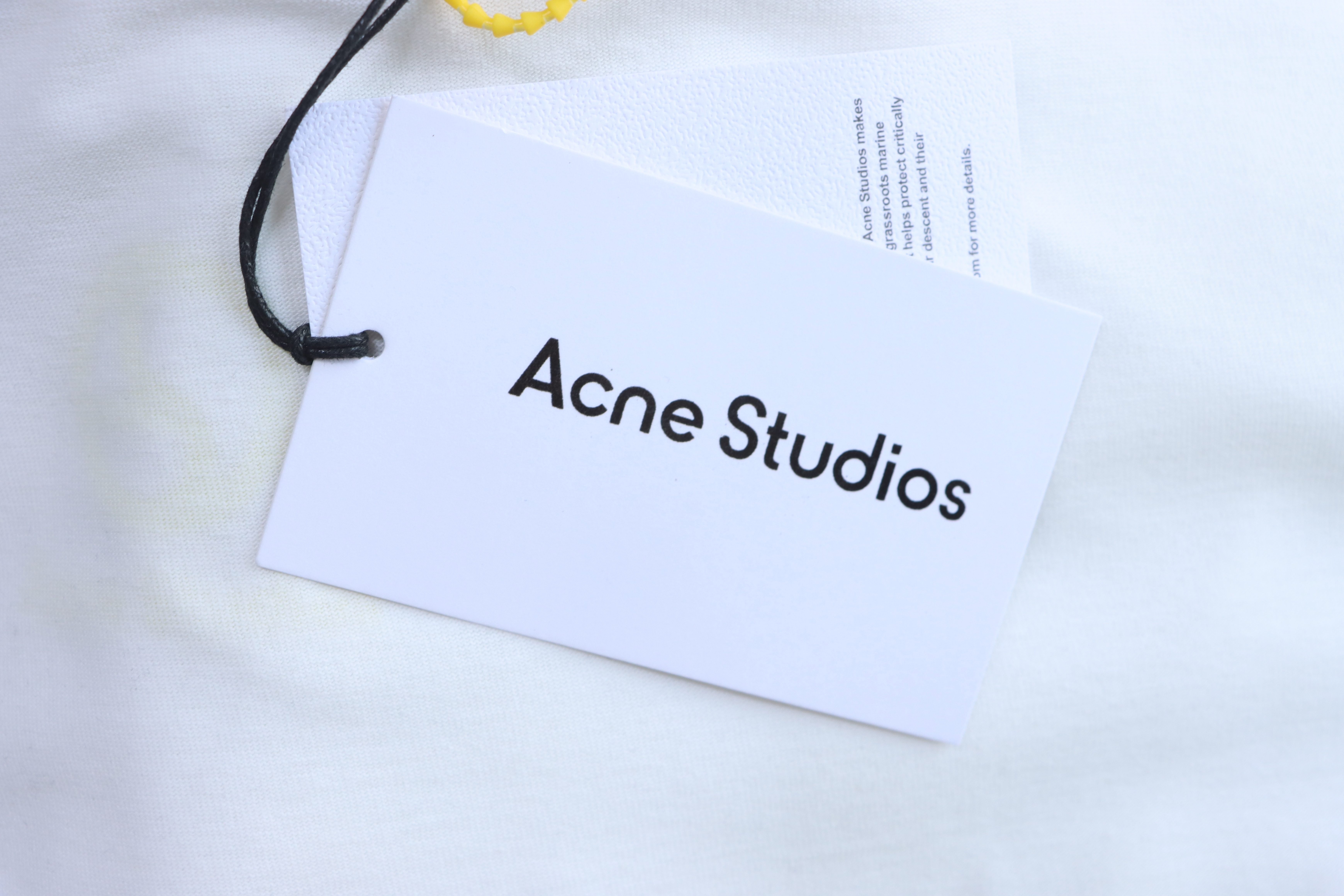 Acne Studios 2026 SS Washed Distressed Logo T-Shirt