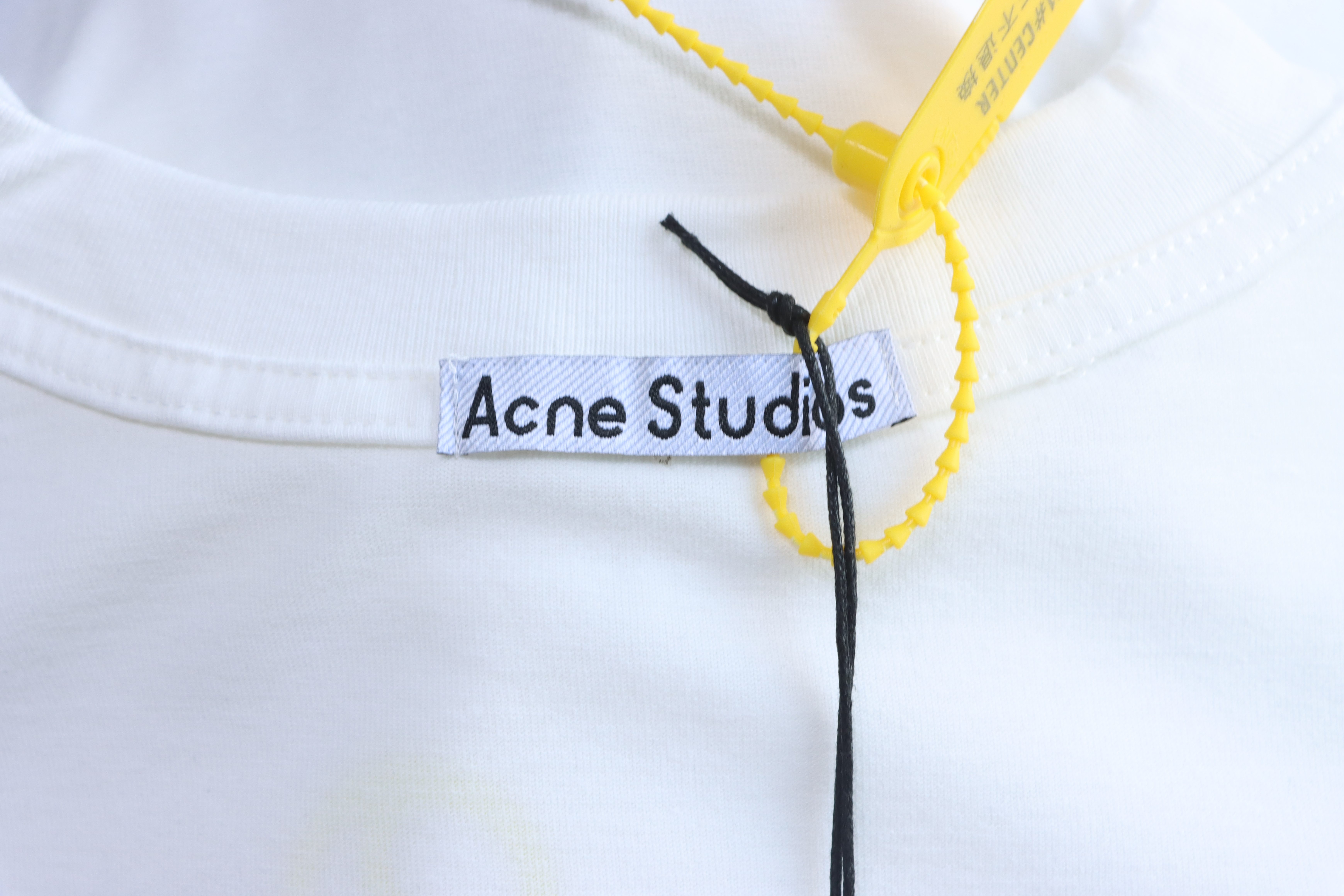 Acne Studios 2026 SS Washed Distressed Logo T-Shirt