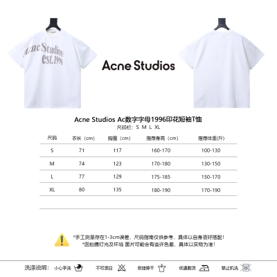 Acne Studios AC Number & Letter 1996 Graphic T-Shirt 02