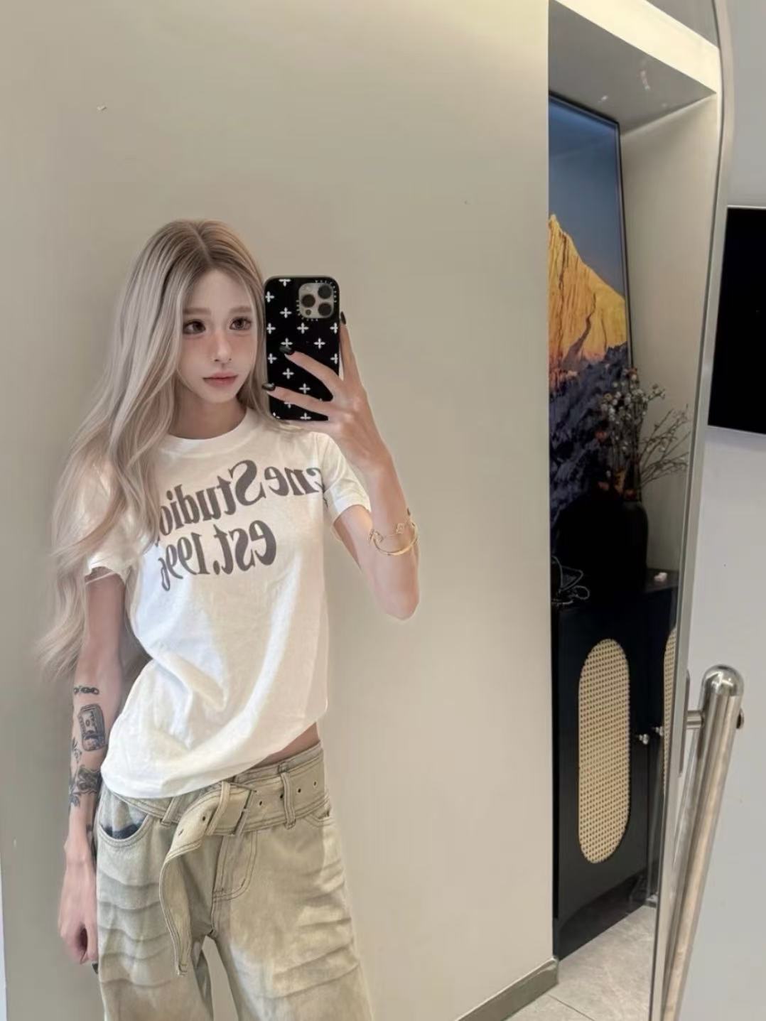Acne Studios AC Number & Letter 1996 Graphic T-Shirt