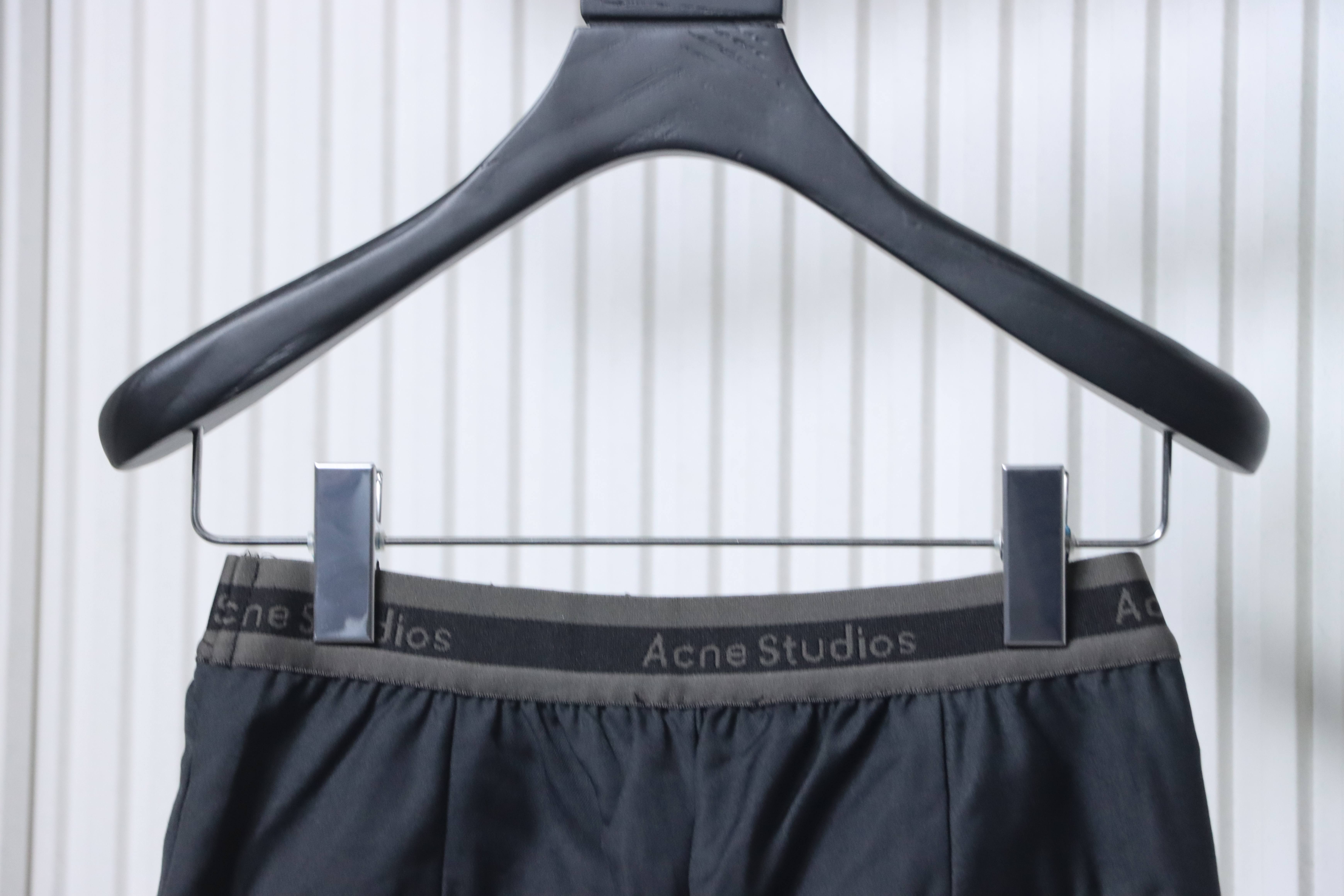 Acne Studios AC-Style Lightweight Wide-Leg Pants