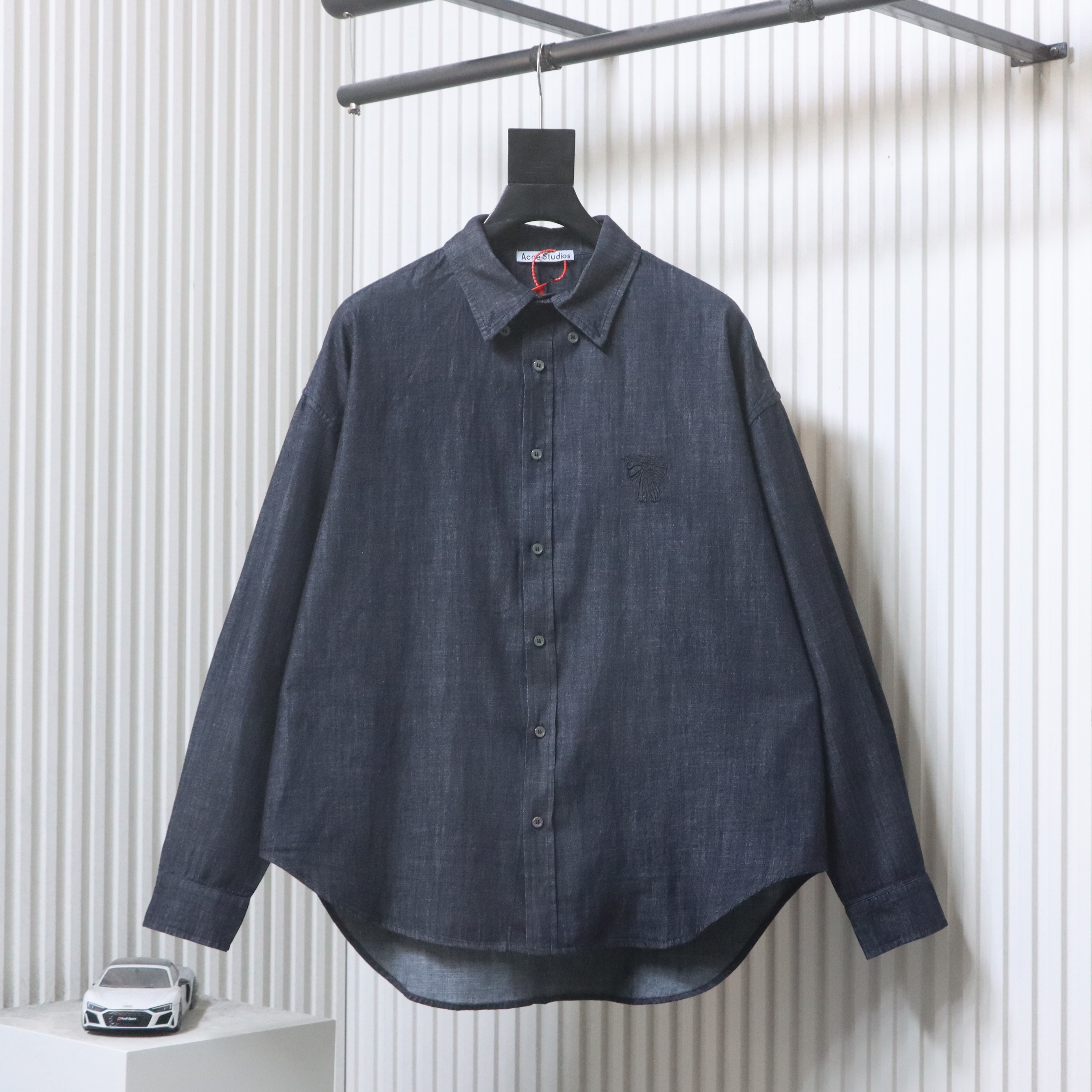 Acne Studios AC-Style Washed Denim Shirt