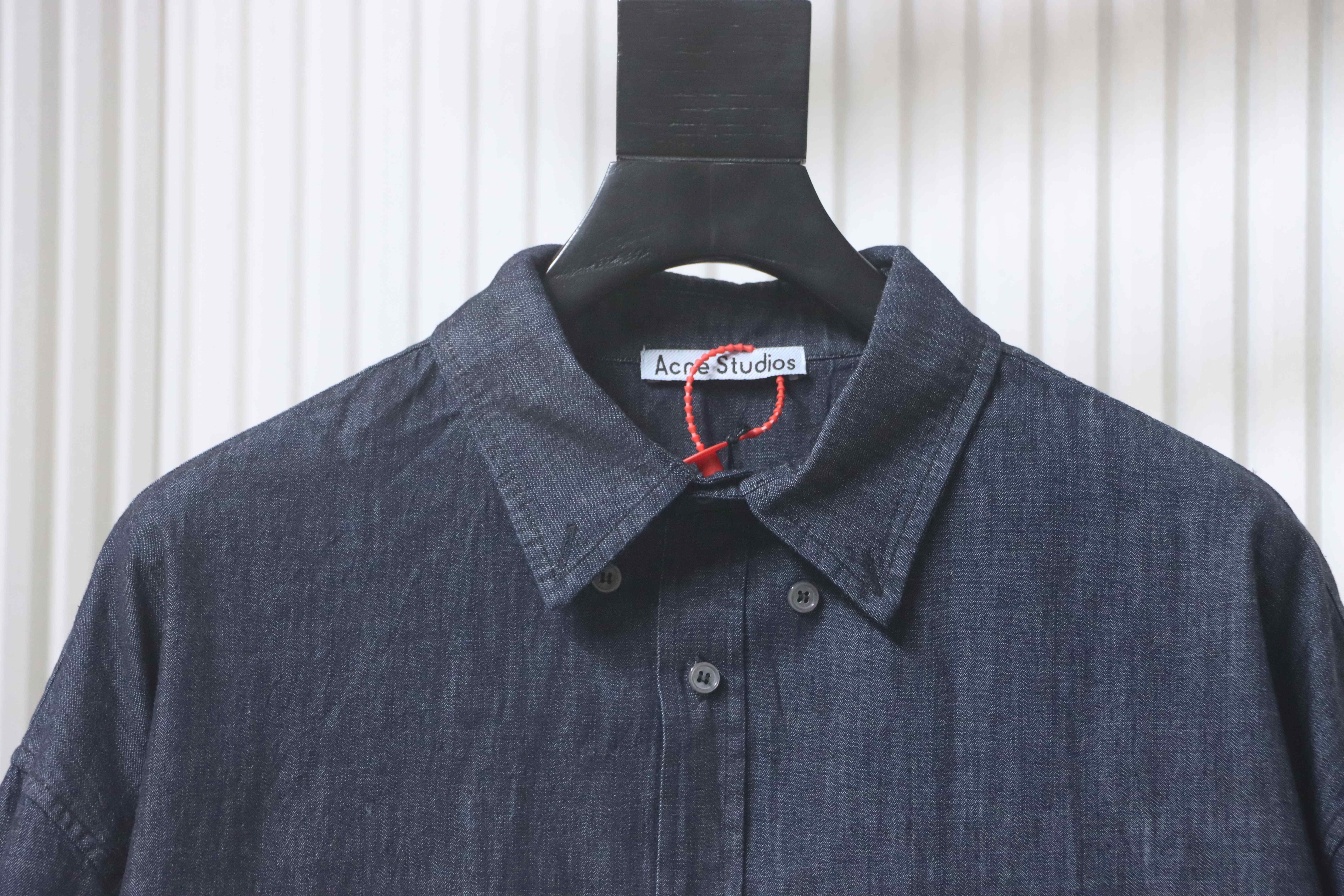 Acne Studios AC-Style Washed Denim Shirt