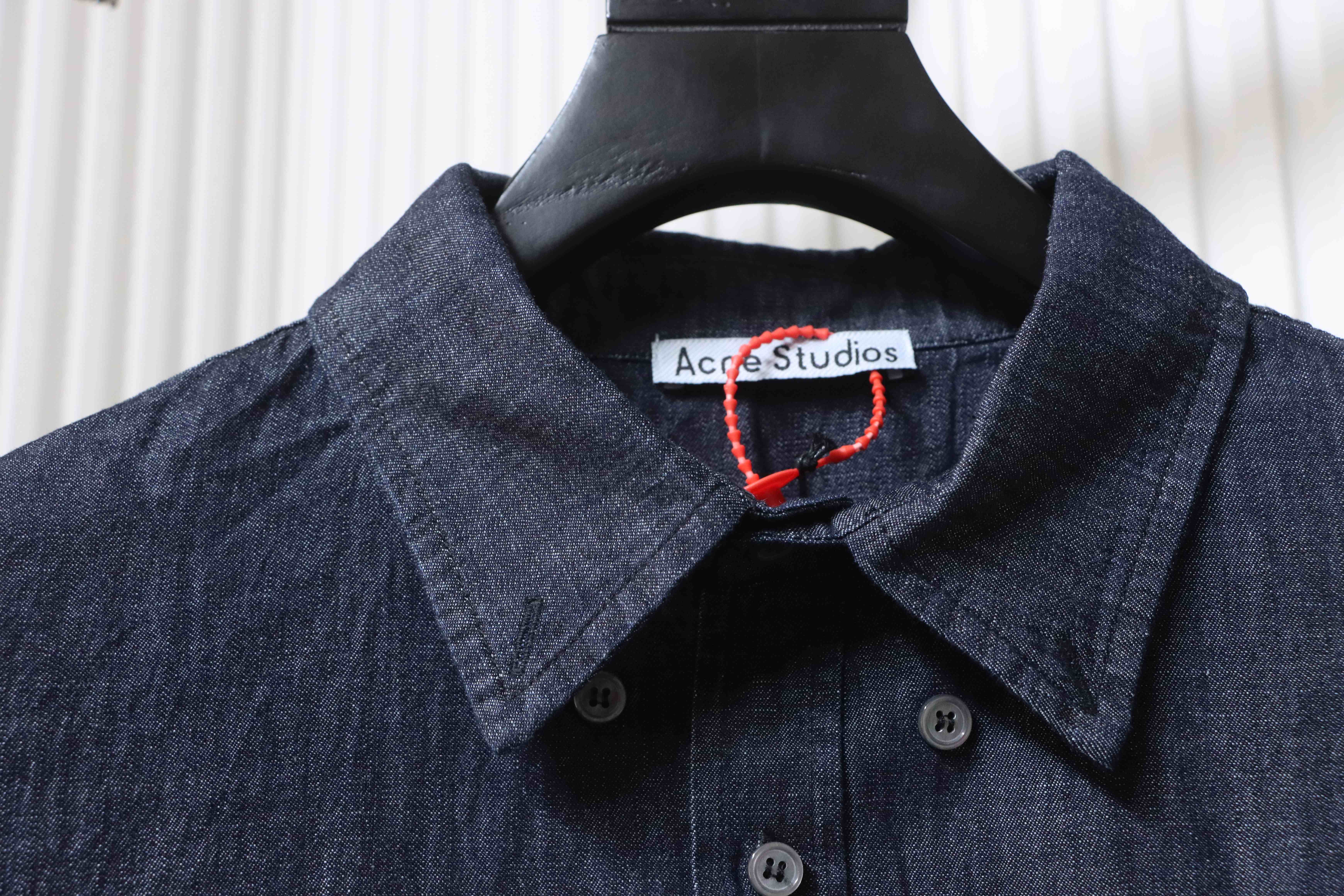 Acne Studios AC-Style Washed Denim Shirt