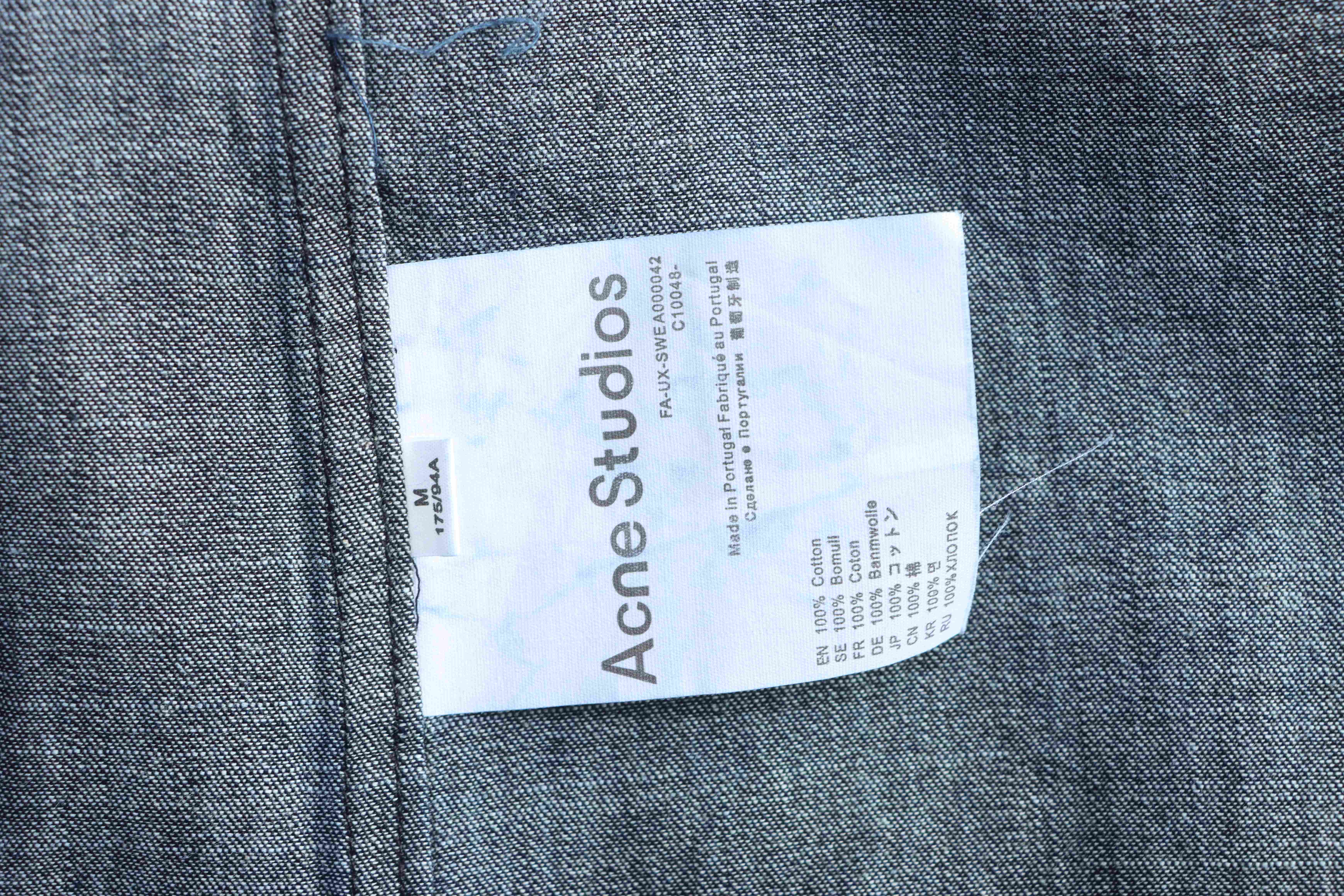 Acne Studios AC-Style Washed Denim Shirt
