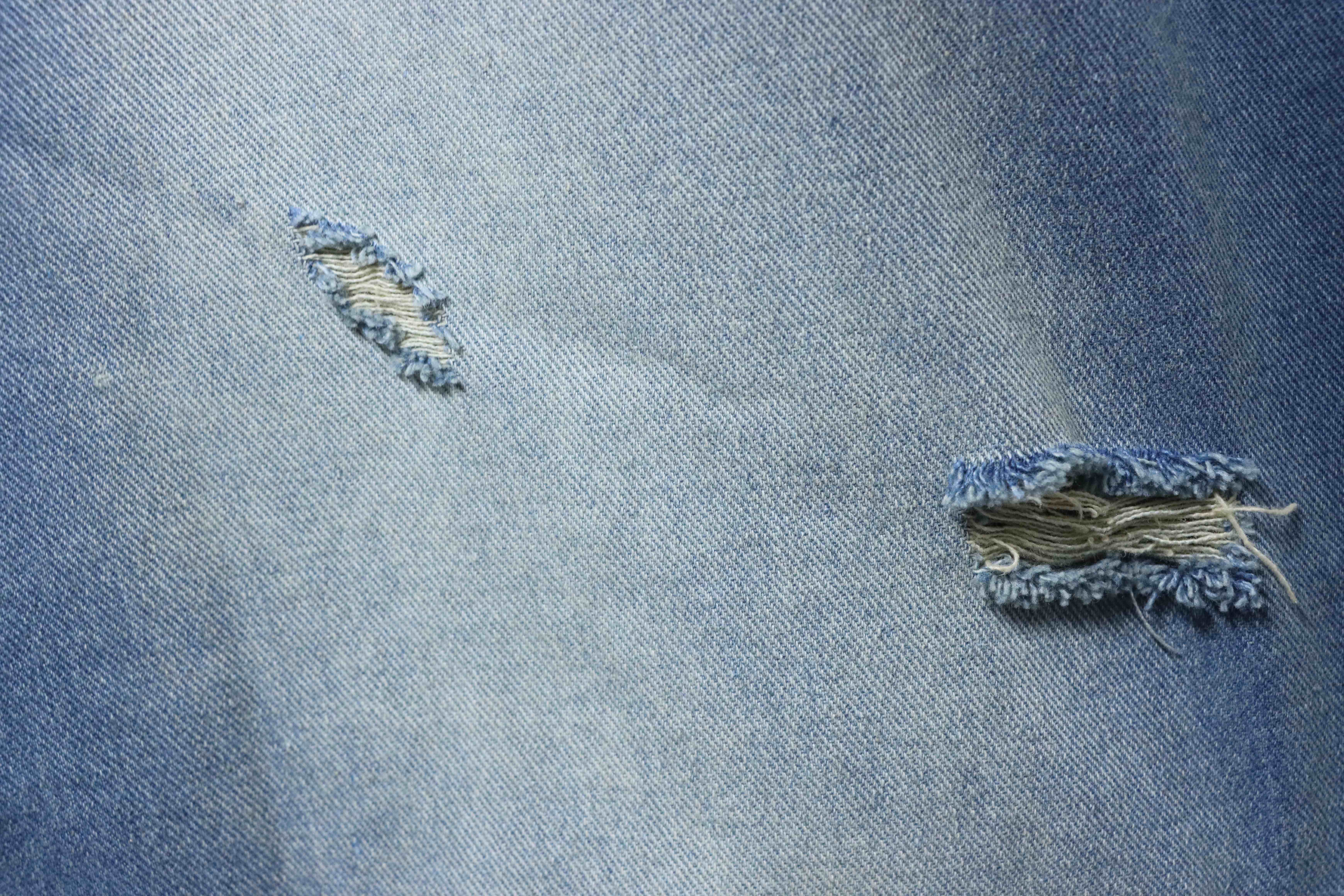 Acne Studios Belted Distressed Denim Shorts
