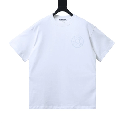 Acne Studios Circle Logo Print T-Shirt 01