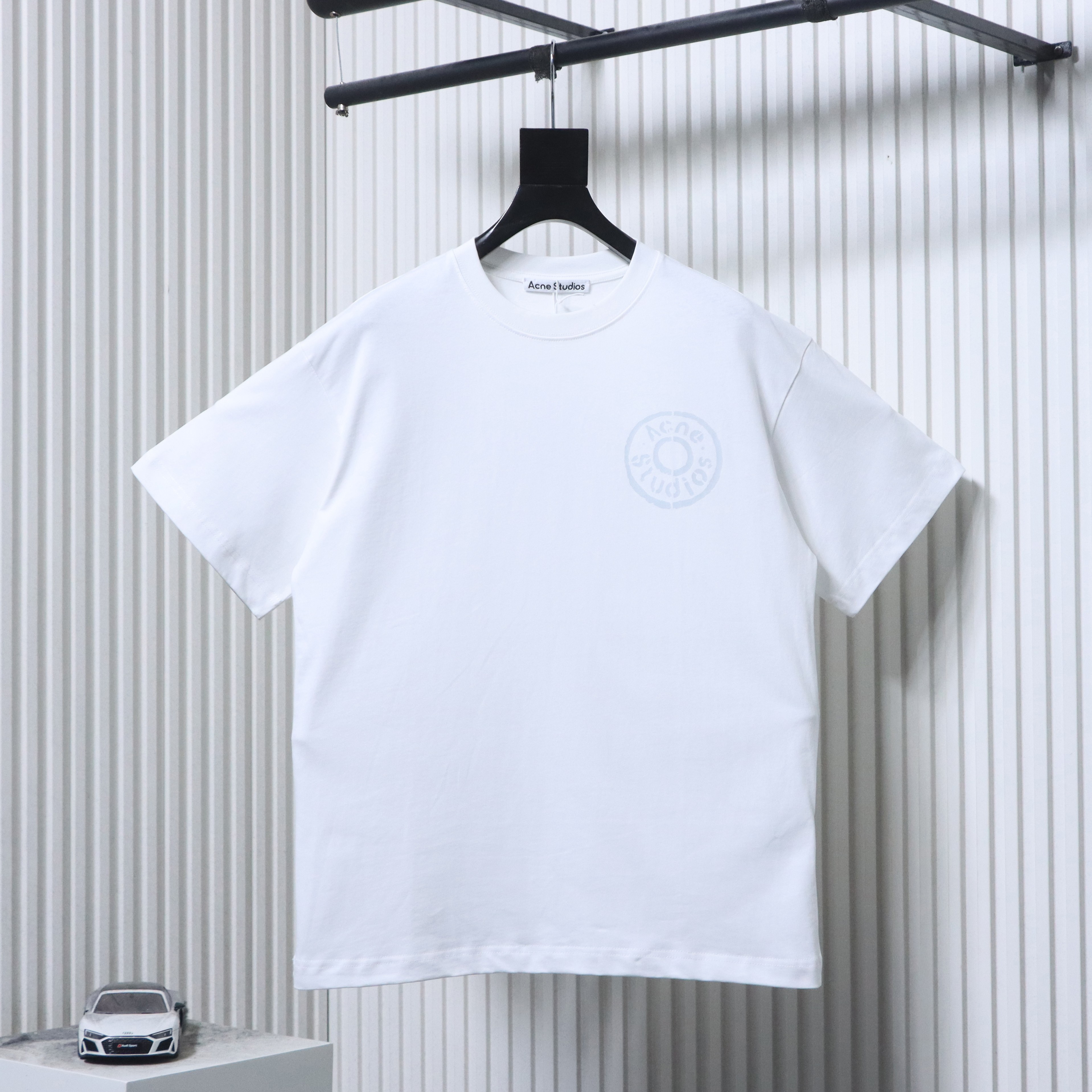 Acne Studios Circle Logo Print T-Shirt