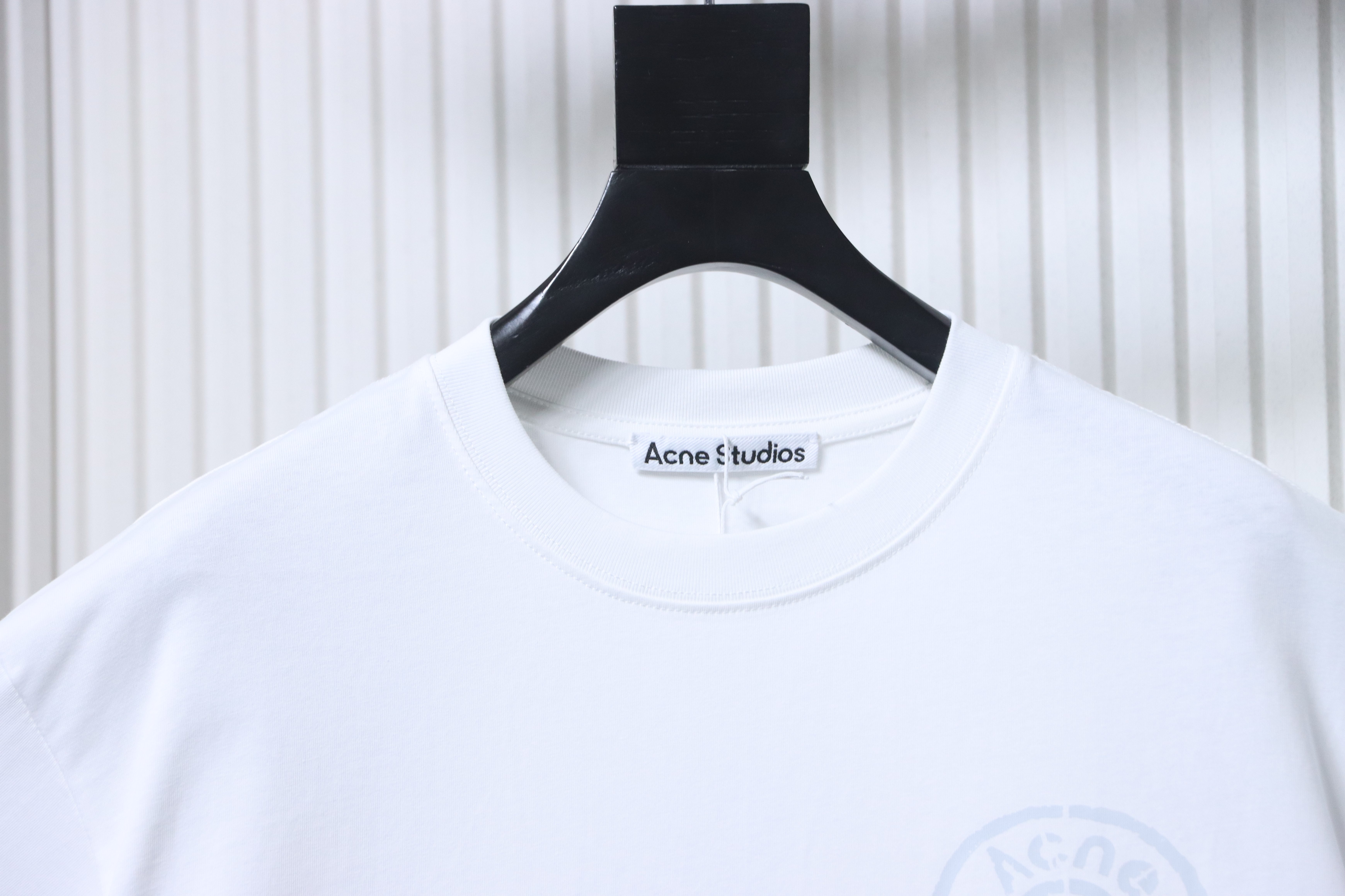 Acne Studios Circle Logo Print T-Shirt