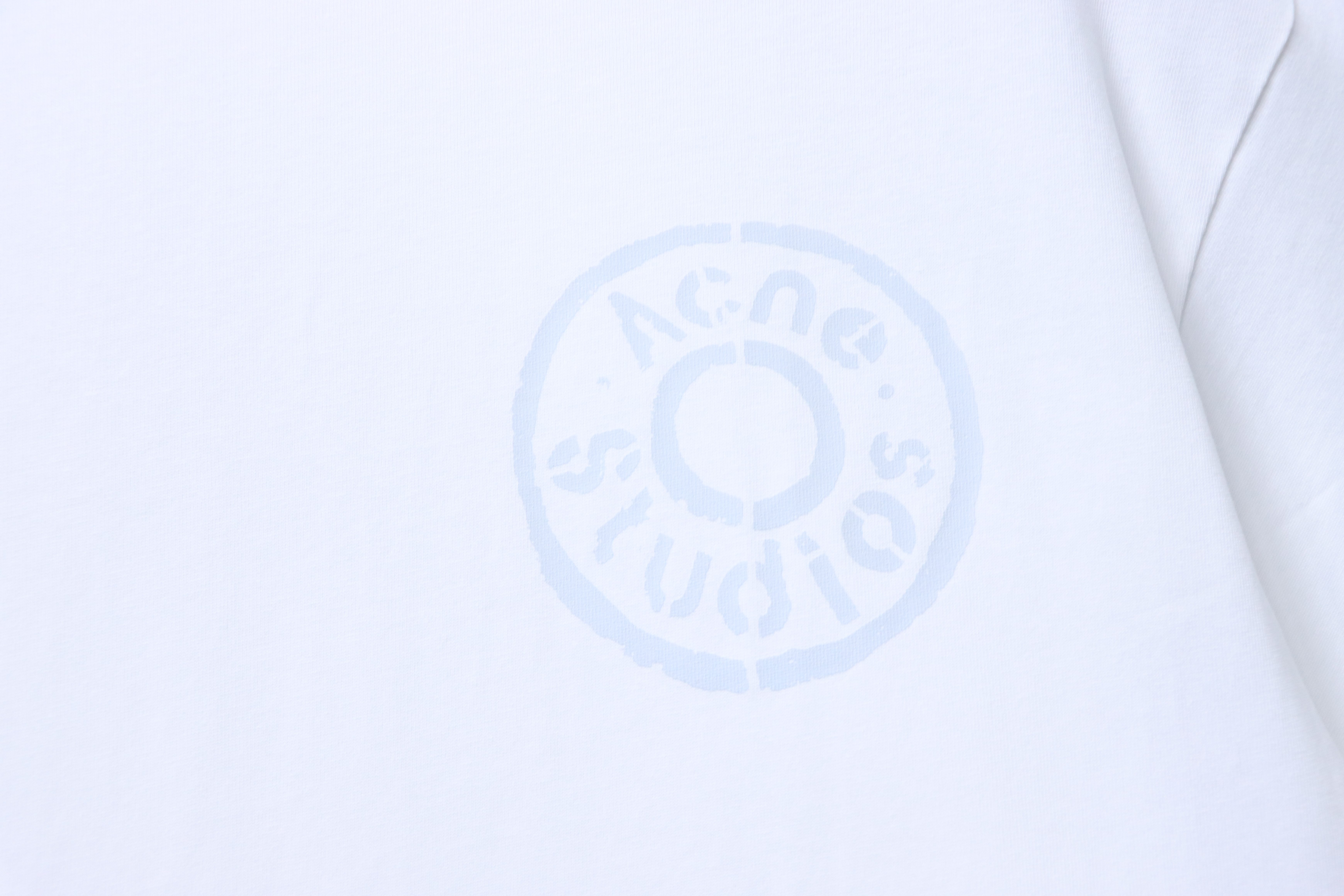 Acne Studios Circle Logo Print T-Shirt