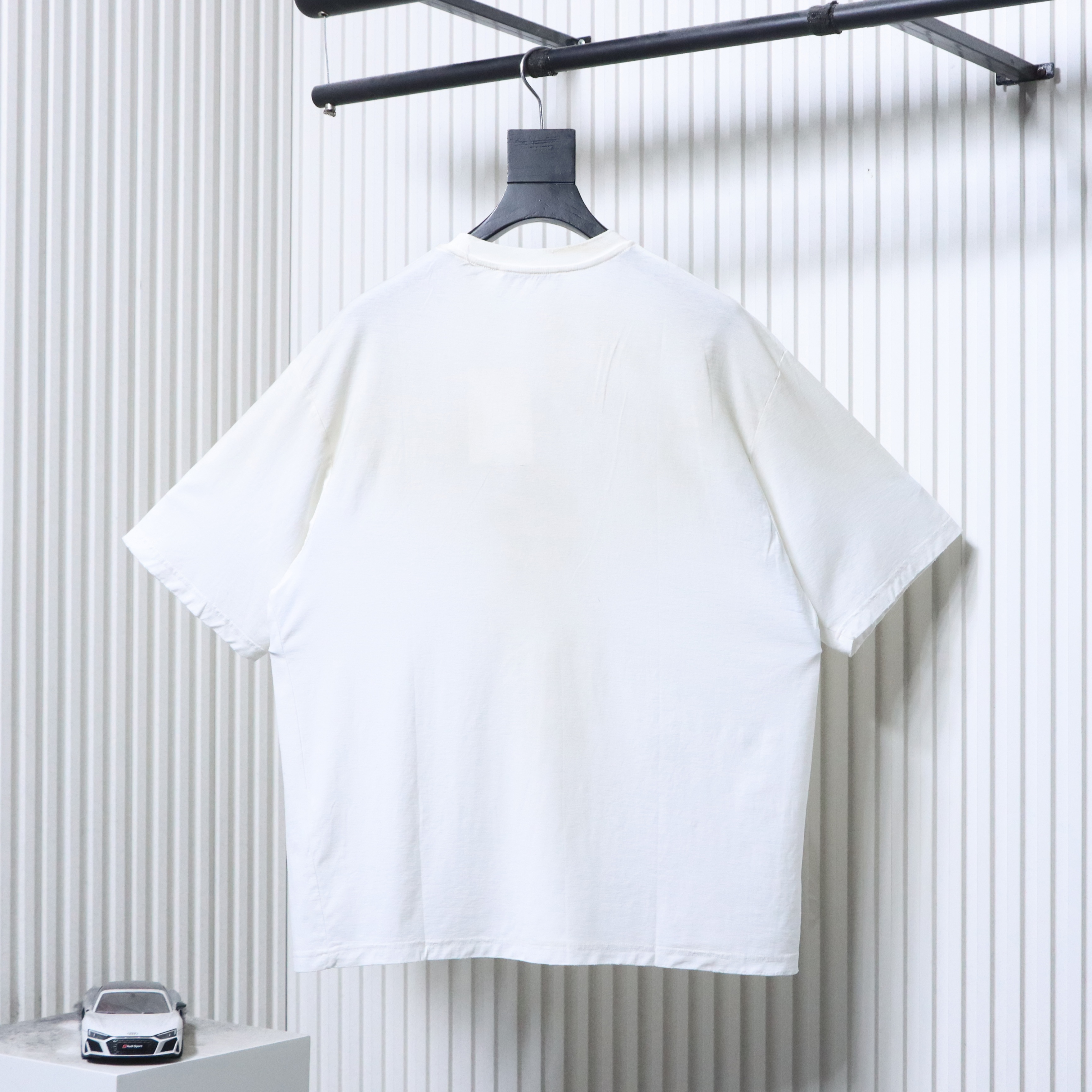 Acne Studios Distressed Cotton-Linen T-Shirt