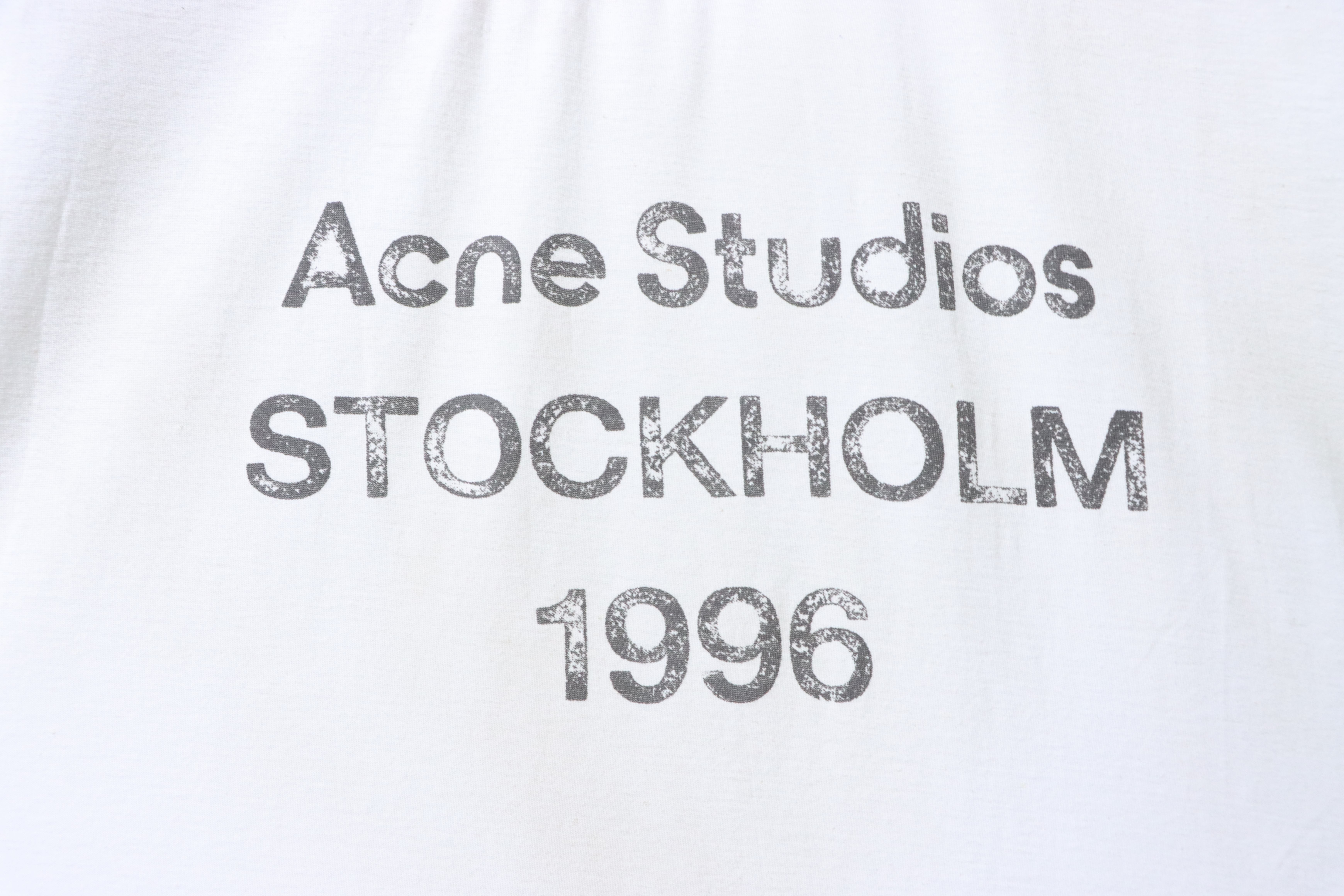 Acne Studios Distressed Cotton-Linen T-Shirt