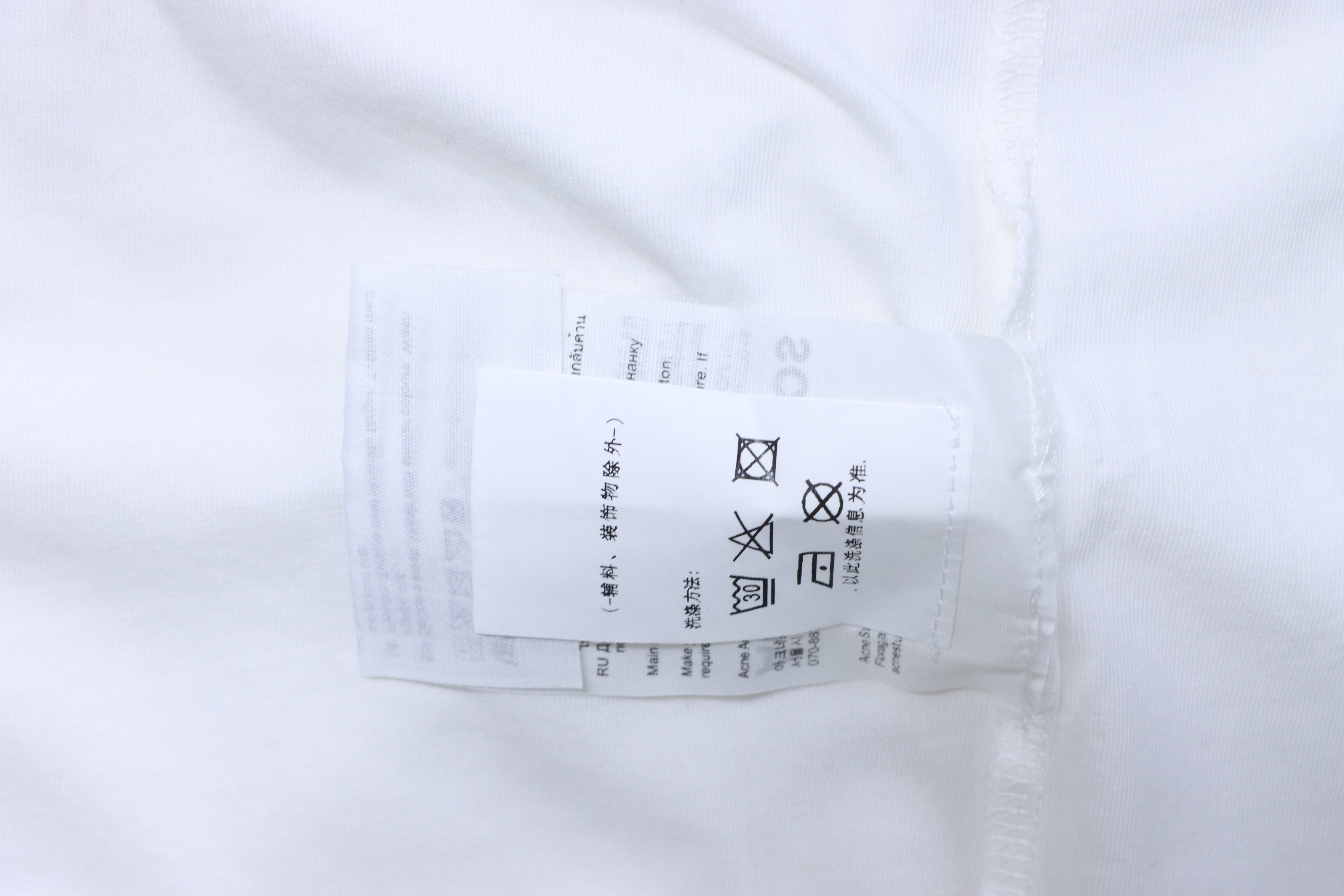 Acne Studios Distressed Cotton-Linen T-Shirt