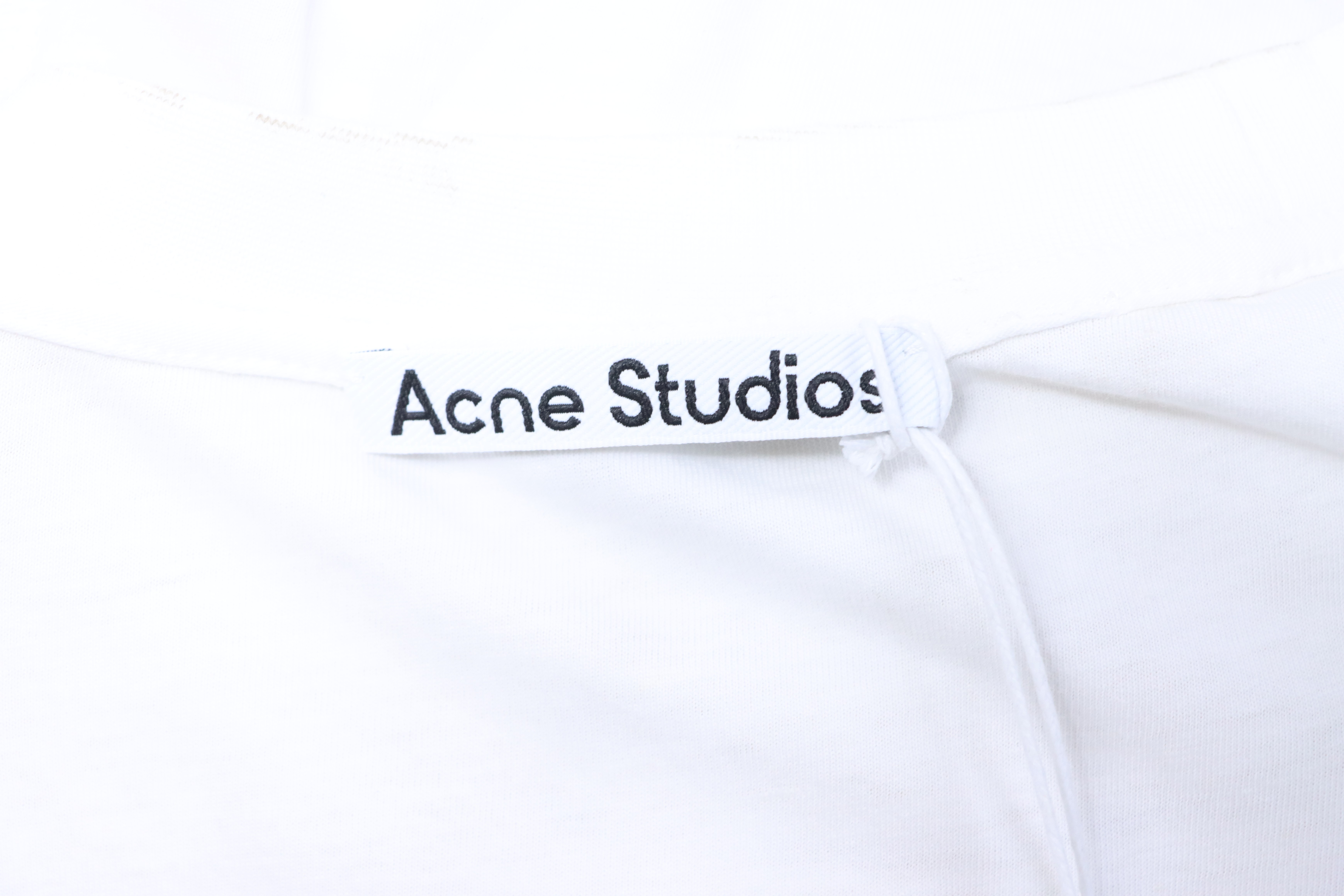 Acne Studios Distressed Cotton-Linen T-Shirt