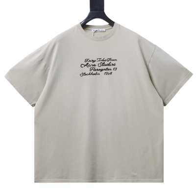 Acne Studios Flocked Distressed T-Shirt 01