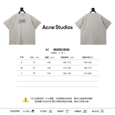 Acne Studios Flocked Distressed T-Shirt 02
