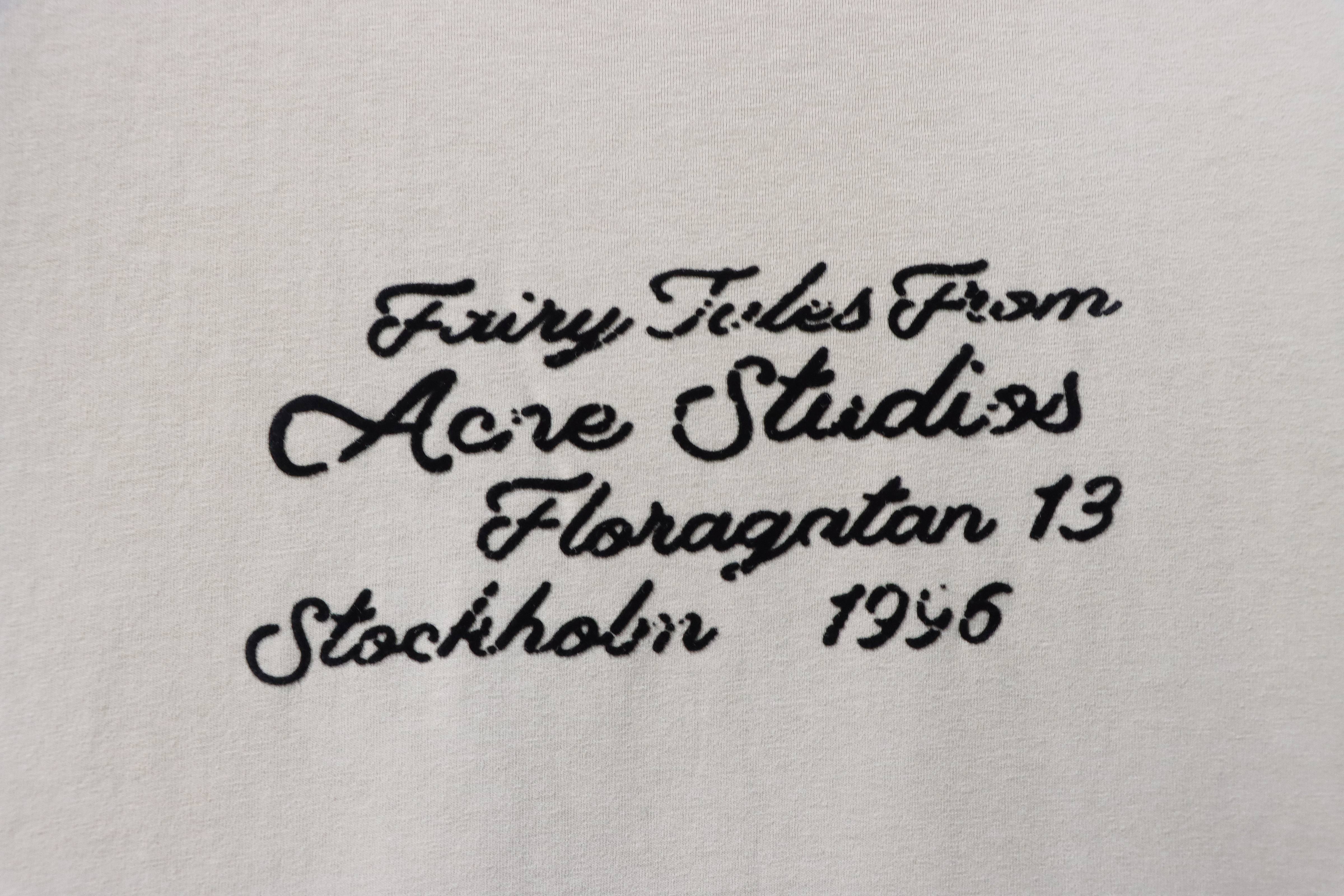 Acne Studios Flocked Distressed T-Shirt