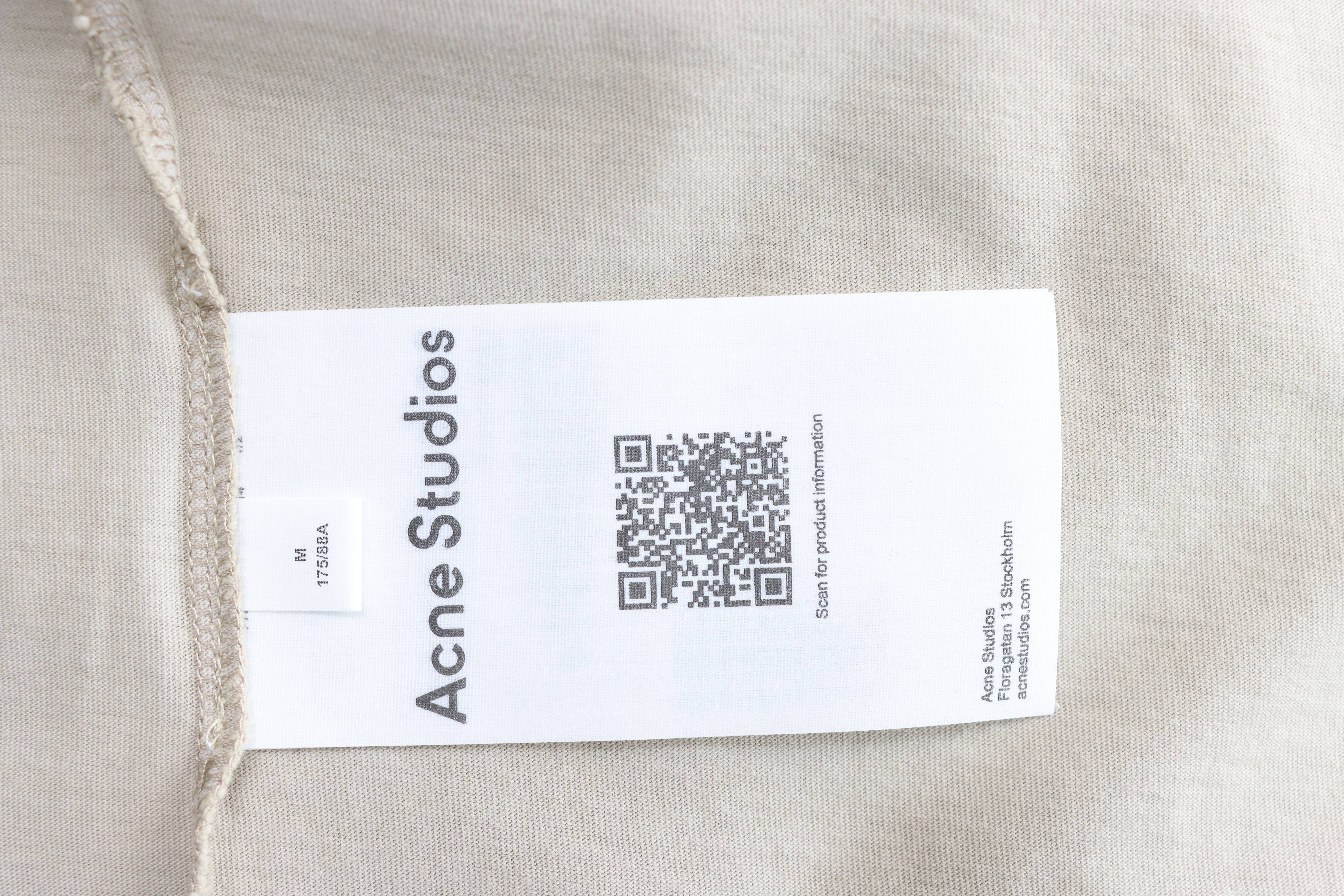 Acne Studios Flocked Distressed T-Shirt