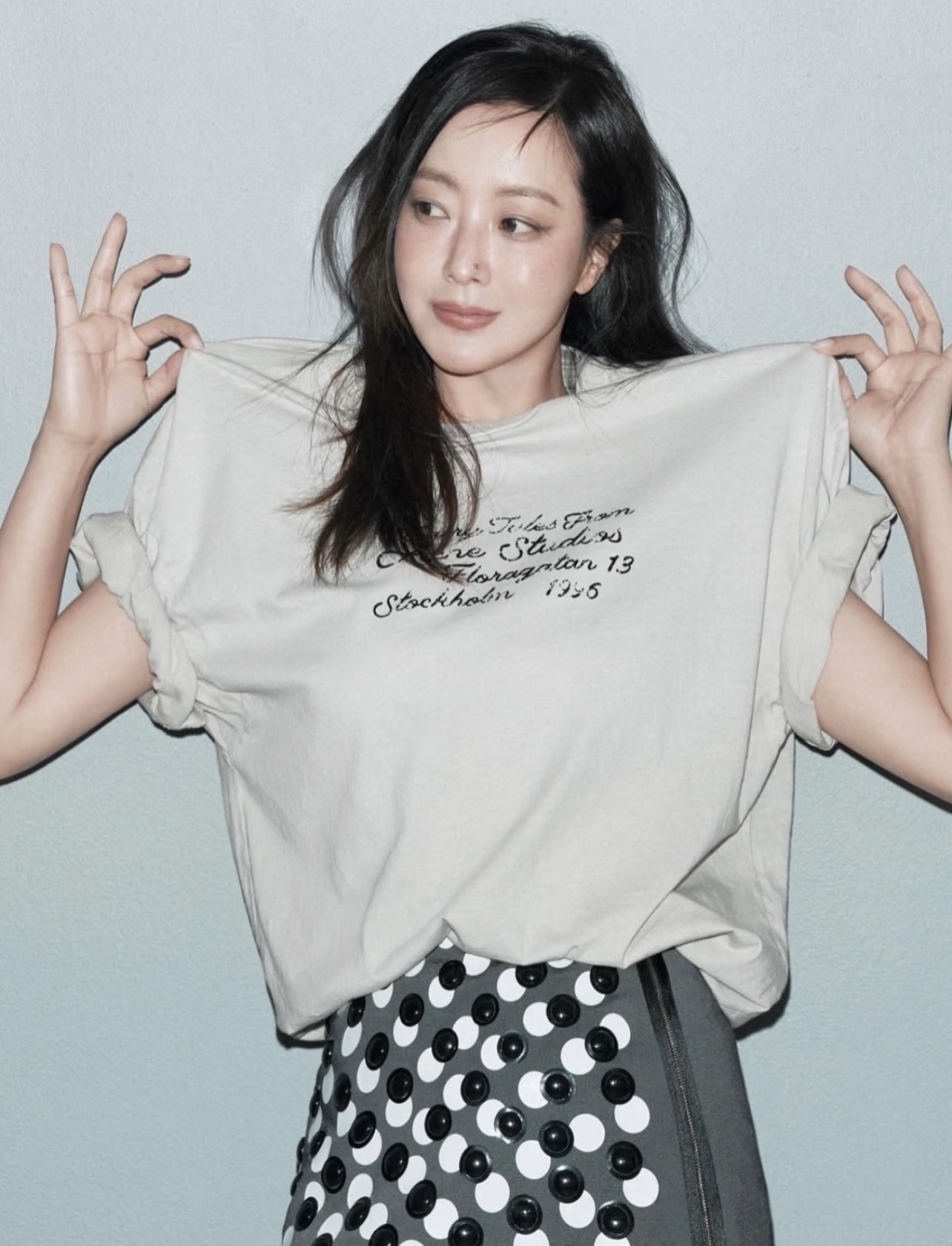 Acne Studios Flocked Distressed T-Shirt