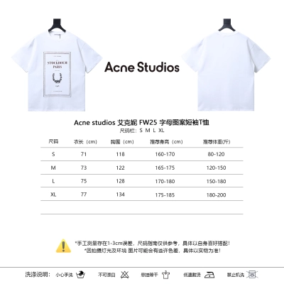 Acne Studios FW25 Letter Graphic T-Shirt 02