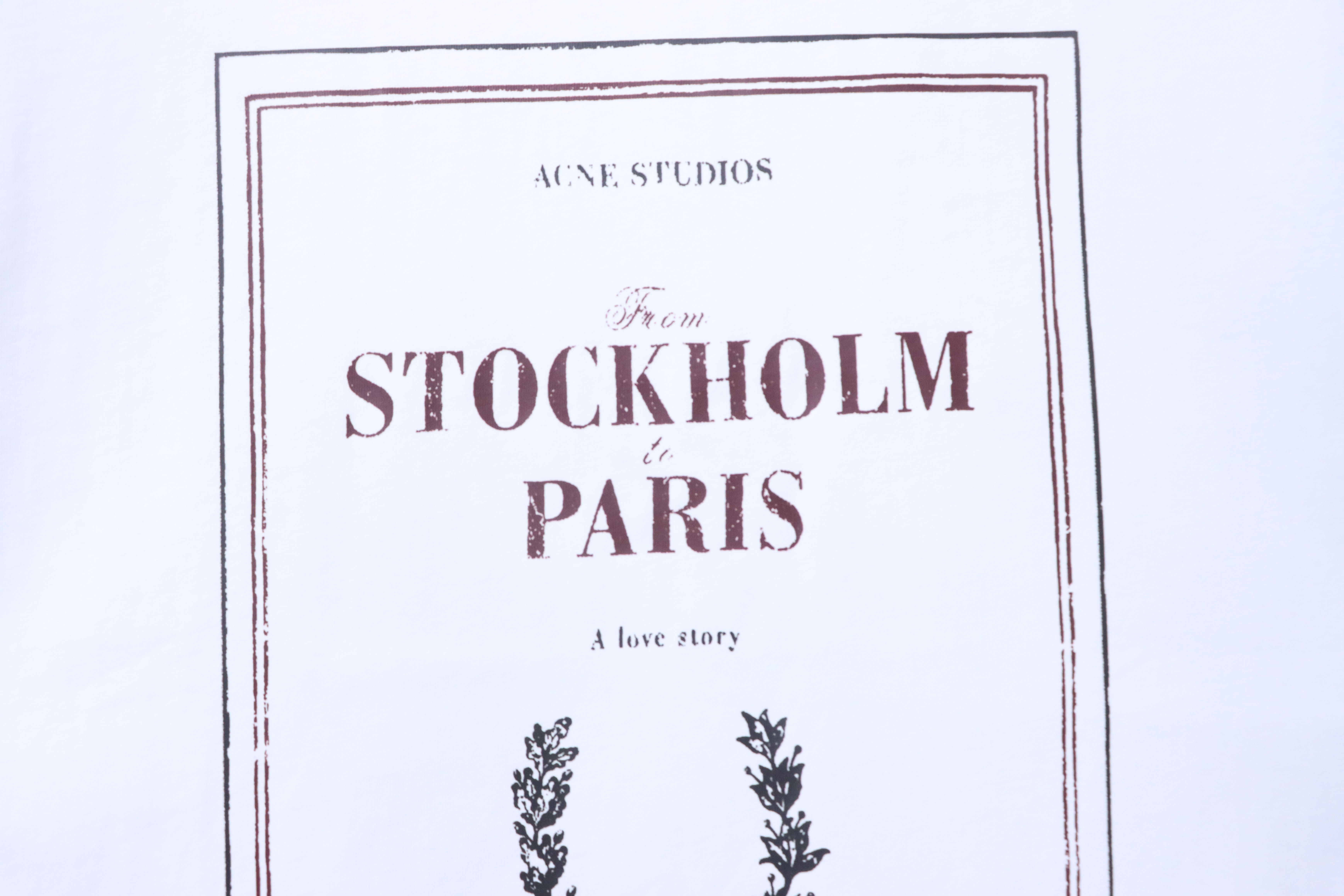 Acne Studios FW25 Letter Graphic T-Shirt
