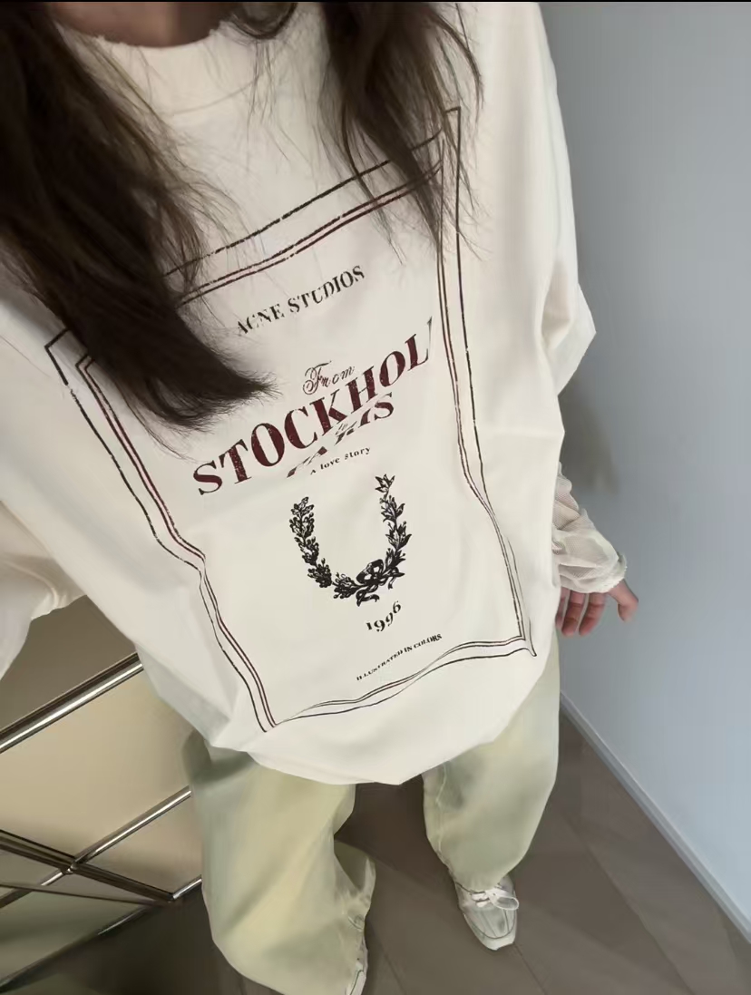Acne Studios FW25 Letter Graphic T-Shirt