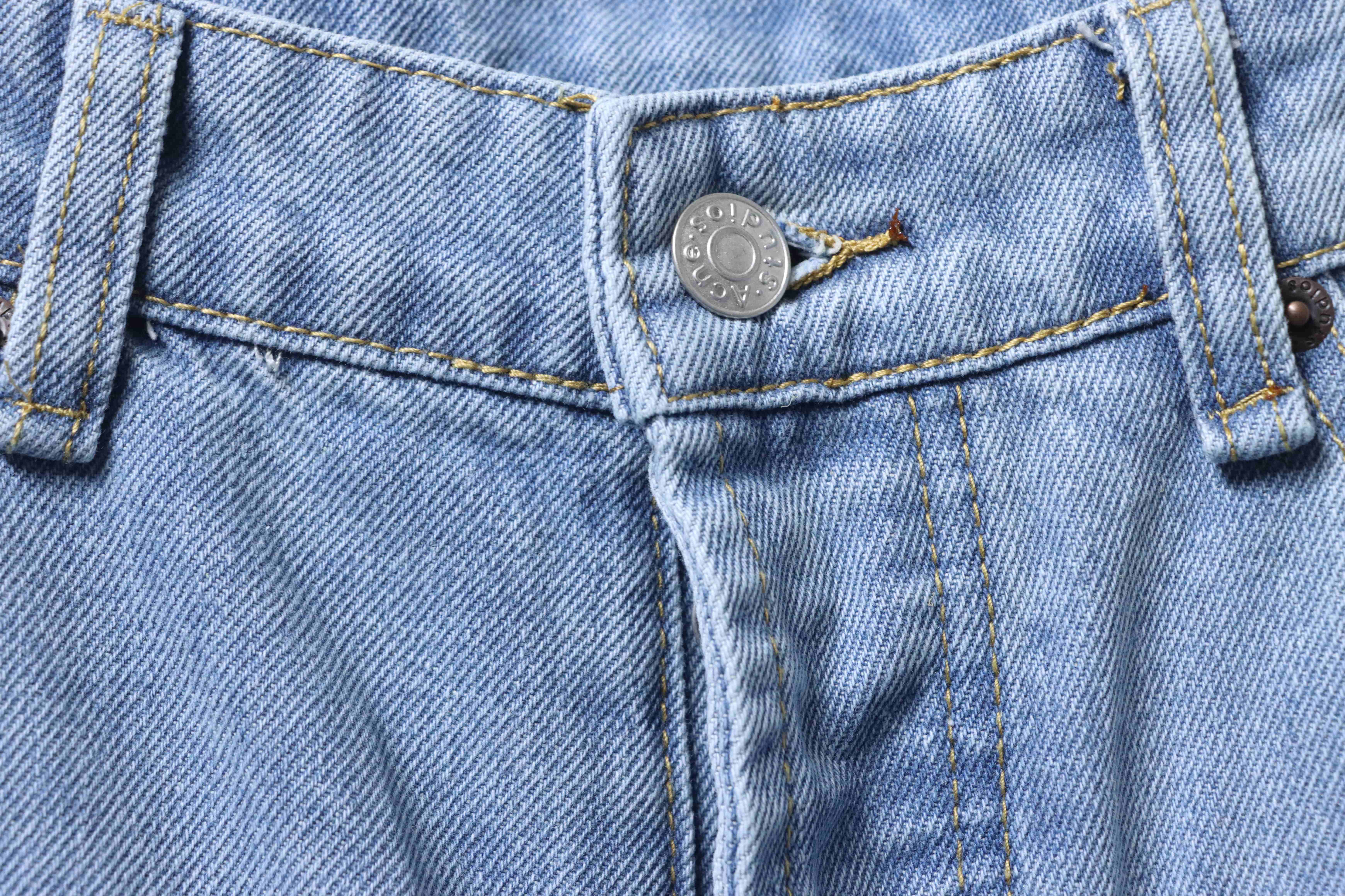 Acne Studios Ice Blue Slashed Distressed Jeans