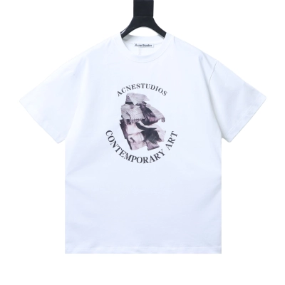 Acne Studios Vintage Stacked Graphic T-Shirt 01