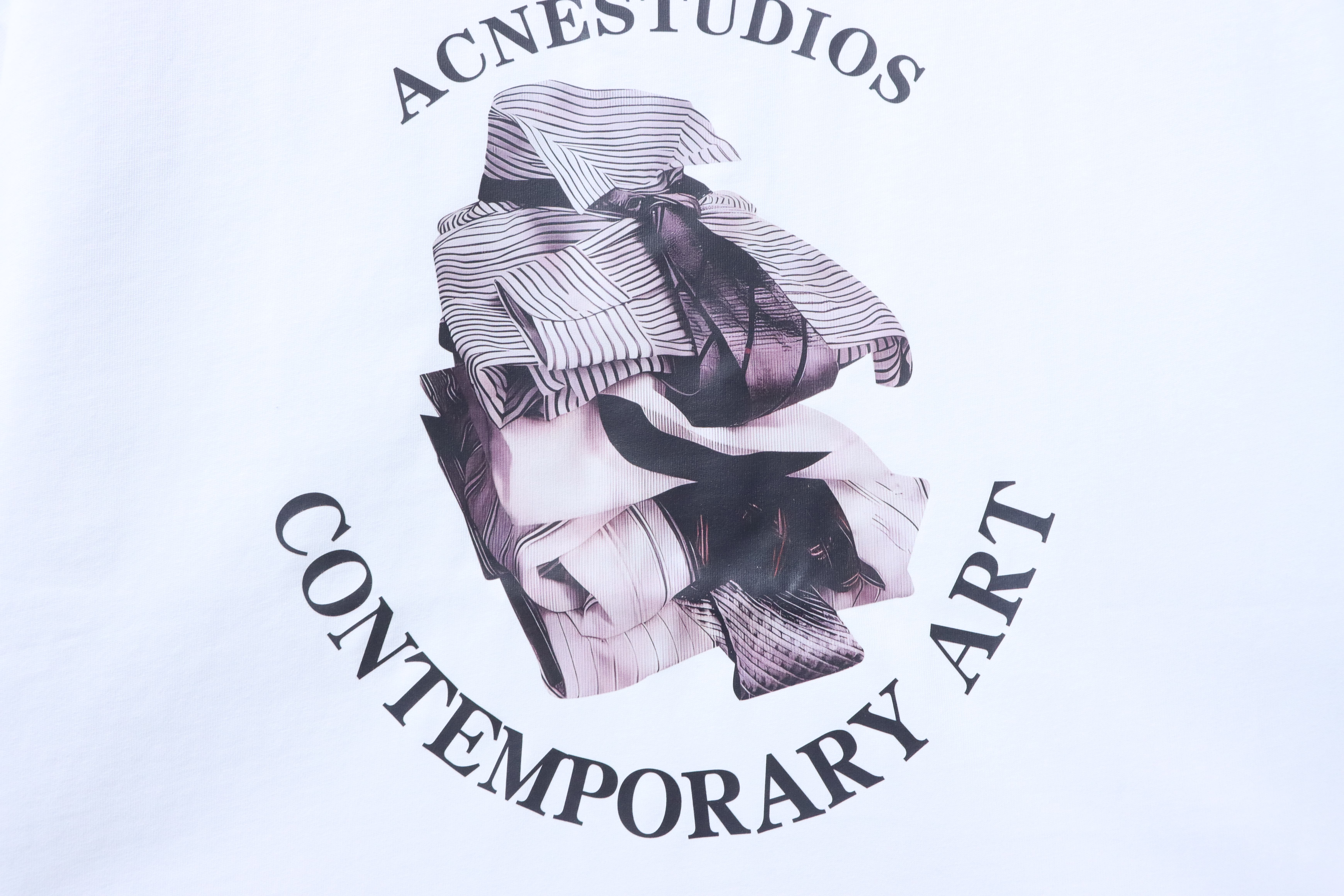Acne Studios Vintage Stacked Graphic T-Shirt