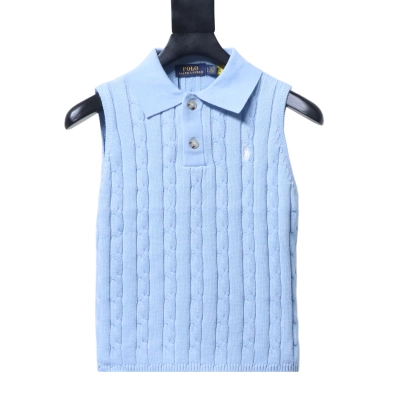 Ralph Lauren Cable-Knit Embroidered Pony Logo Knit Vest 01