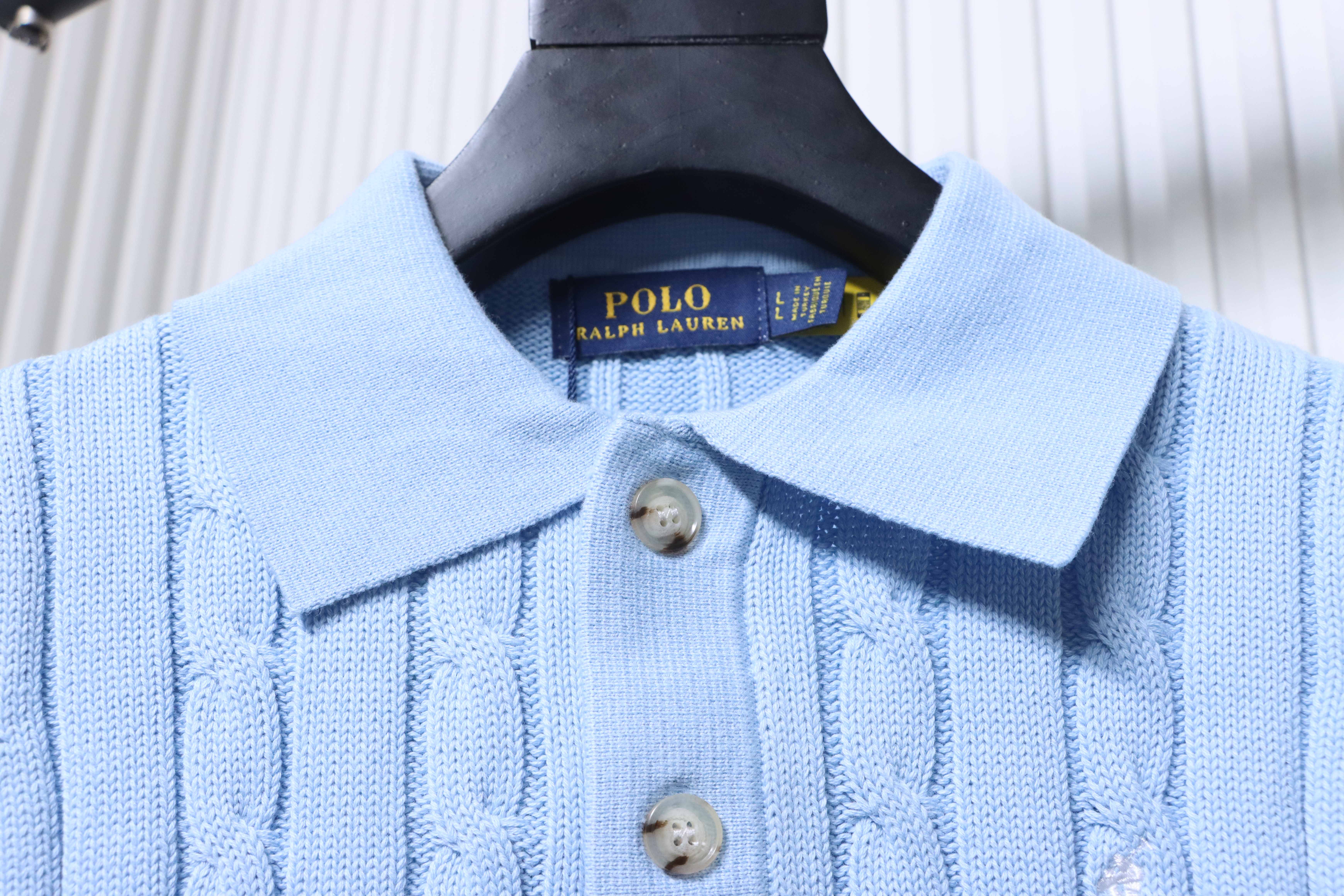 Ralph Lauren Cable-Knit Embroidered Pony Logo Knit Vest