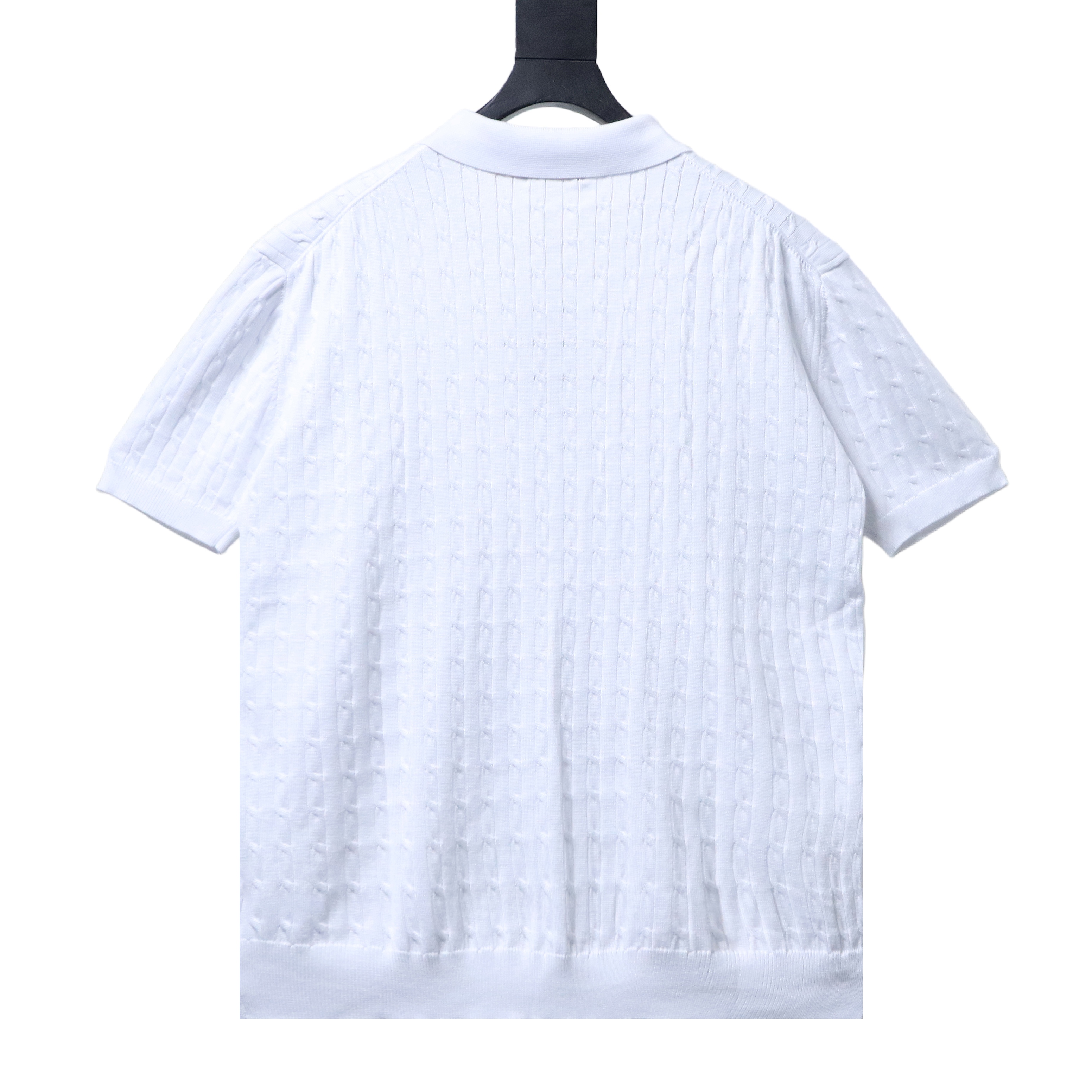 Ralph Lauren Cable-Knit Embroidered Pony Logo Polo Shirt