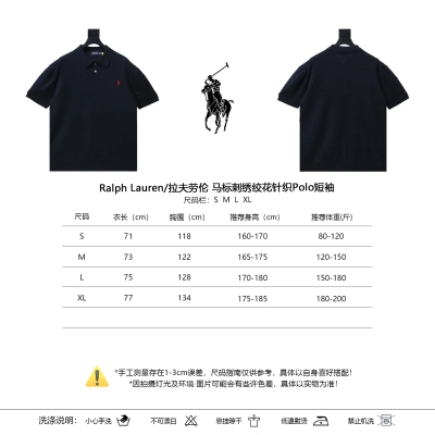 Ralph Lauren Cable-Knit Embroidered Pony Logo Polo Shirt 02