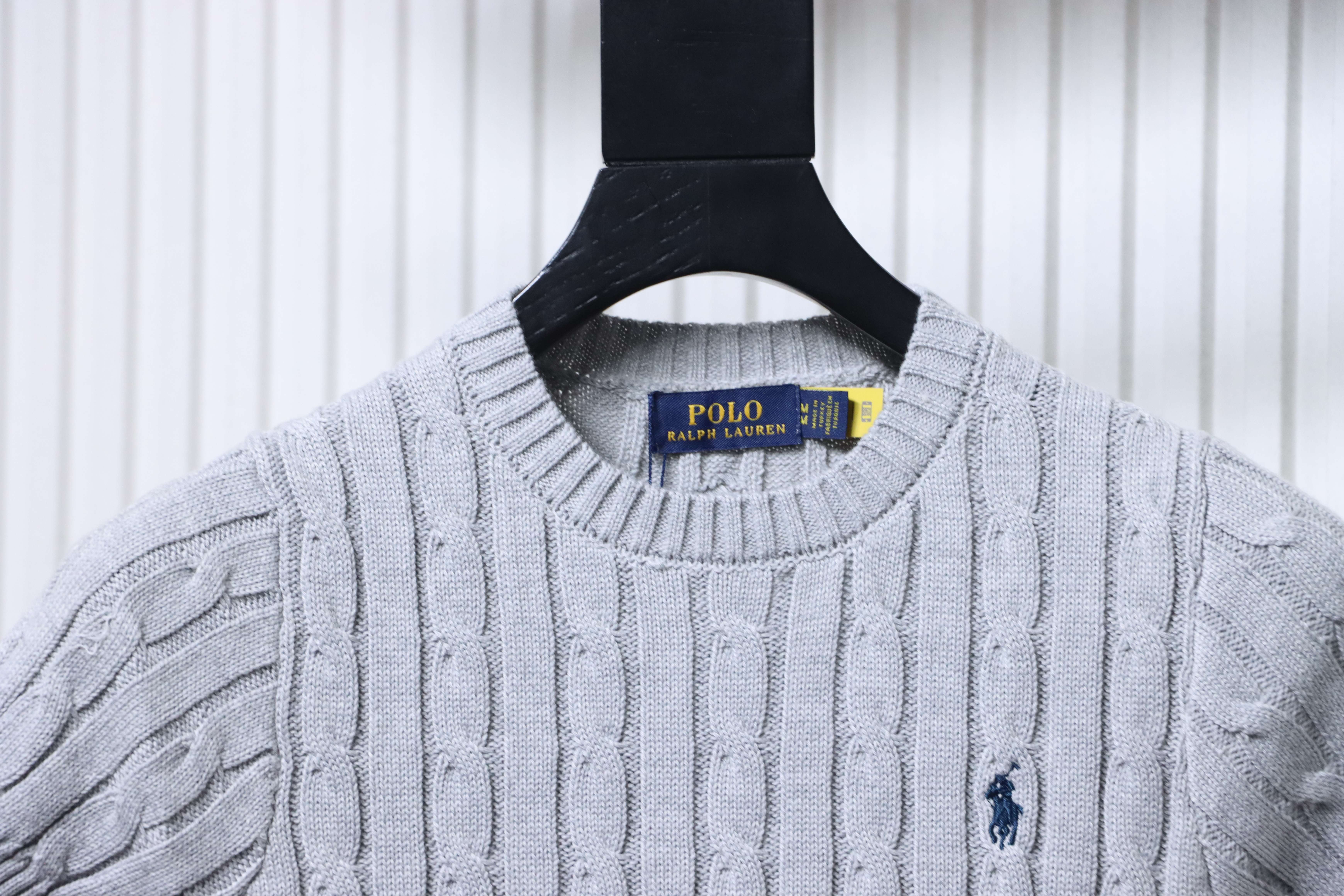Ralph Lauren Cable-Knit Embroidered Pony Logo T-Shirt