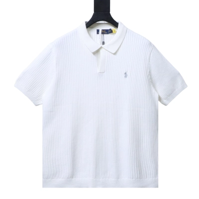 Ralph Lauren Cable-Knit Polo Shirt 01