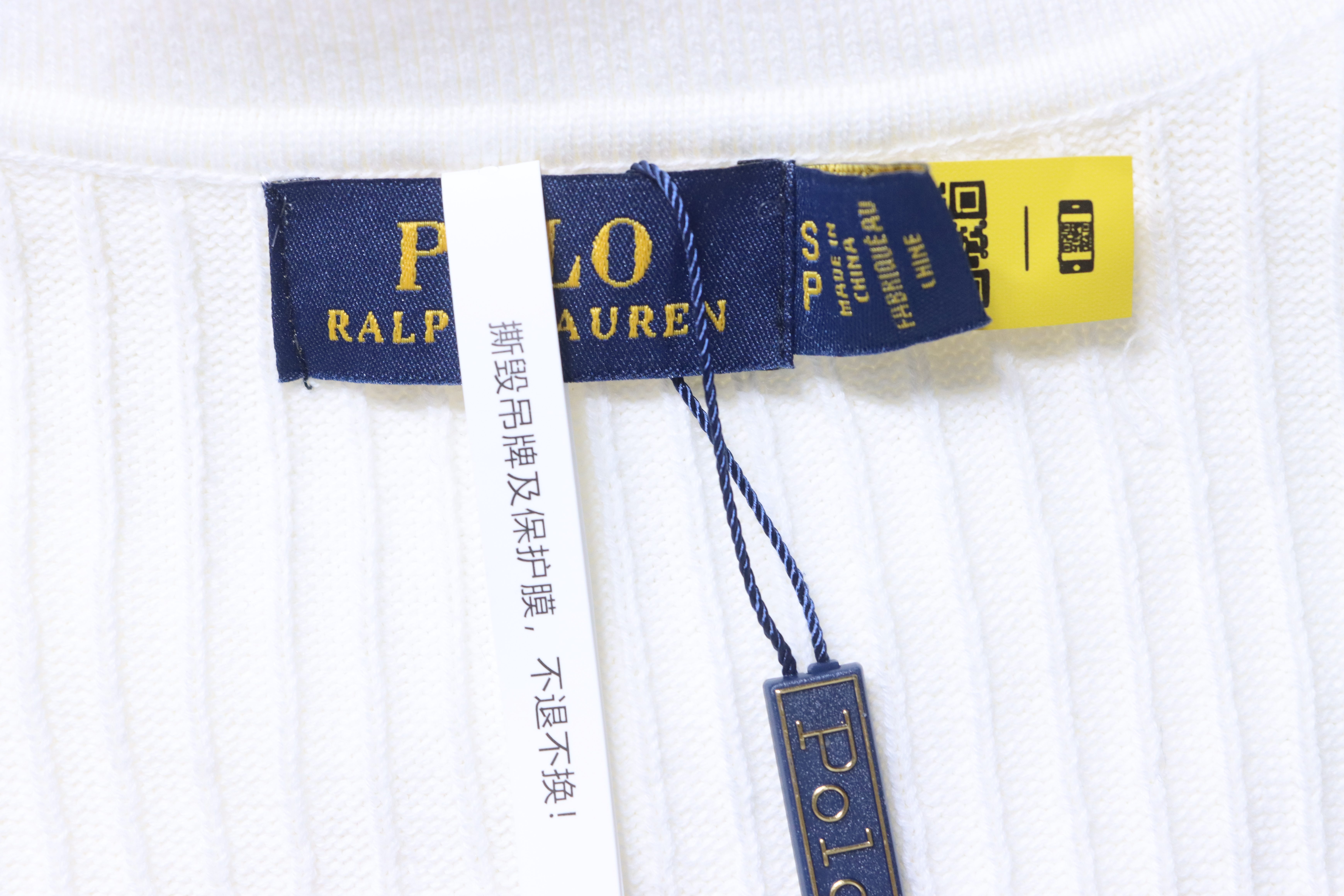 Ralph Lauren Cable-Knit Polo Shirt