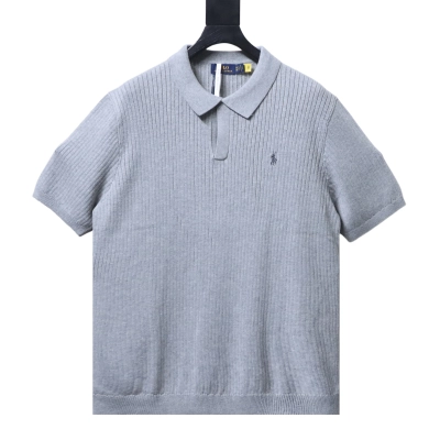 Ralph Lauren Cable-Knit Polo Shirt 01