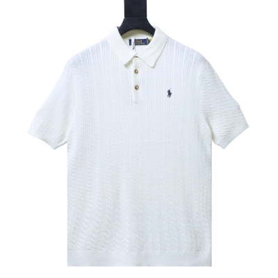 Ralph Lauren Cable-Knit Polo Shirt 01