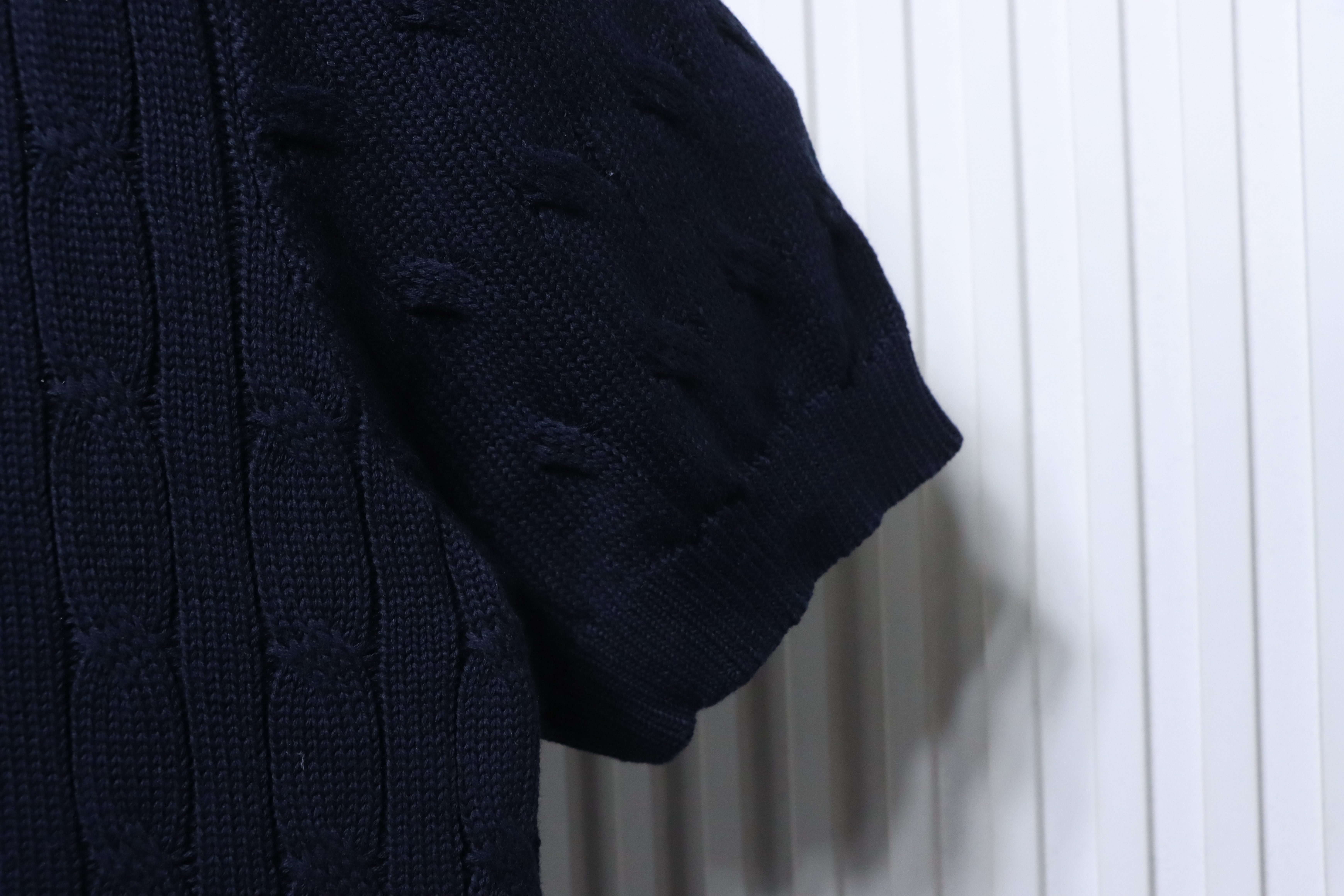Ralph Lauren Cable-Knit Pony Logo Polo Shirt