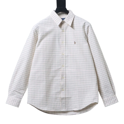 Ralph Lauren Plaid Embroidered Shirt 01
