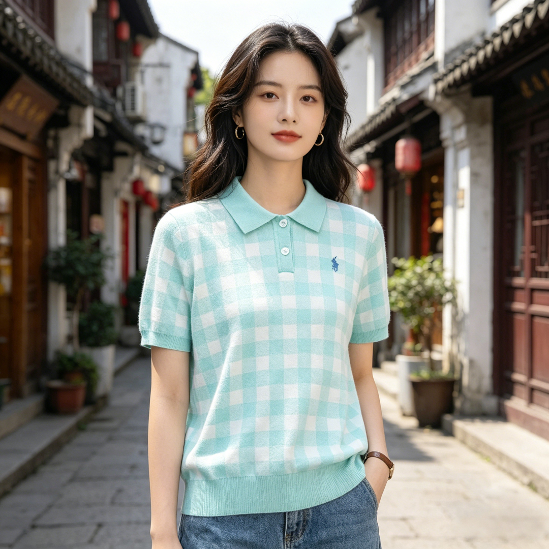 Ralph Lauren Plaid Polo Shirt