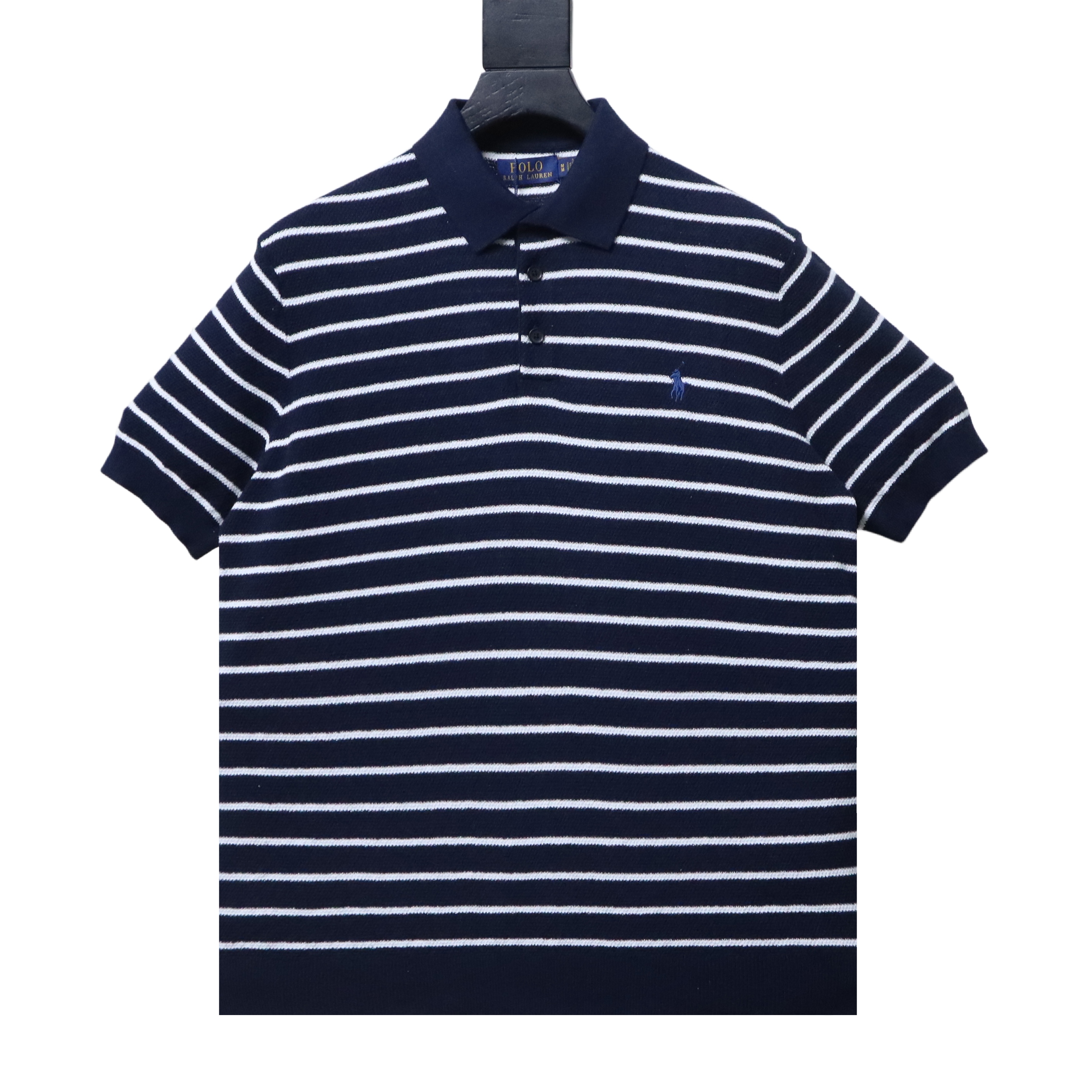 Ralph Lauren Striped Pony Logo Polo Shirt
