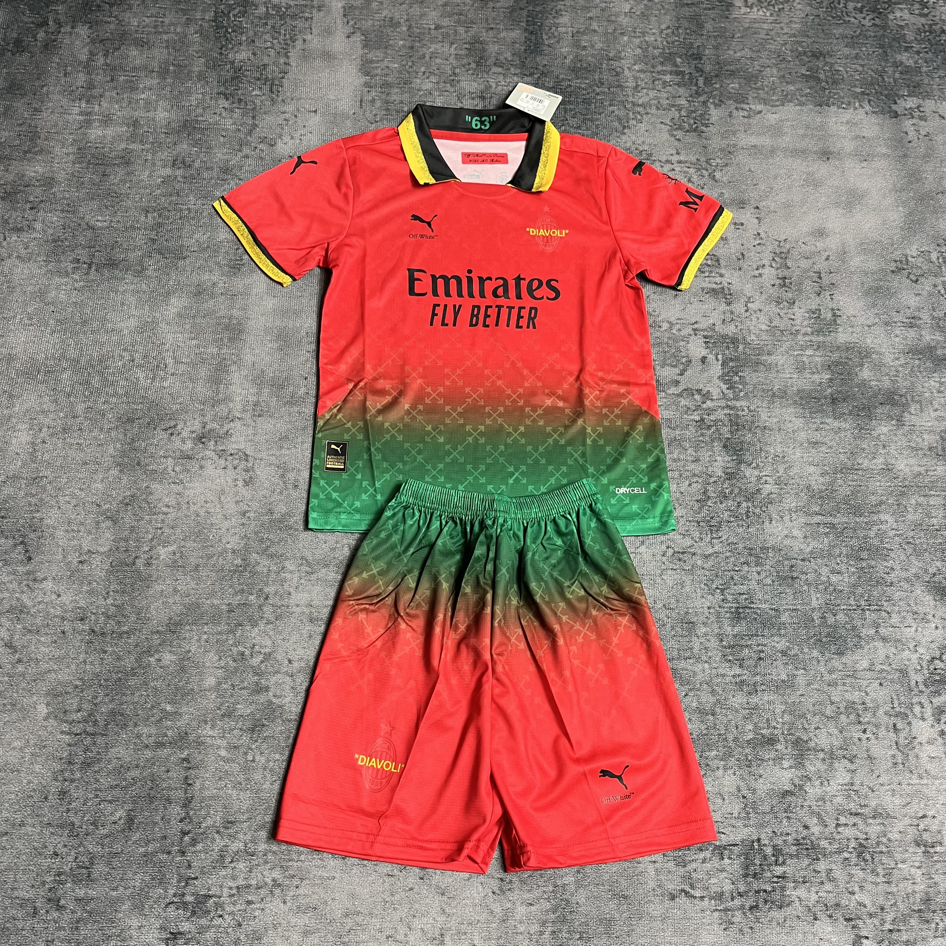 AC Milan Kids Red Jersey
