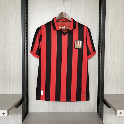 AC Milan Mens 125th Anniversary Red/Black Jersey 01