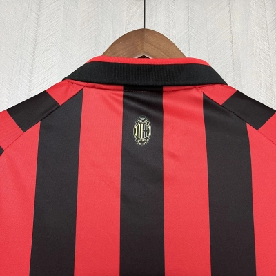 AC Milan Mens 125th Anniversary Red/Black Jersey 02