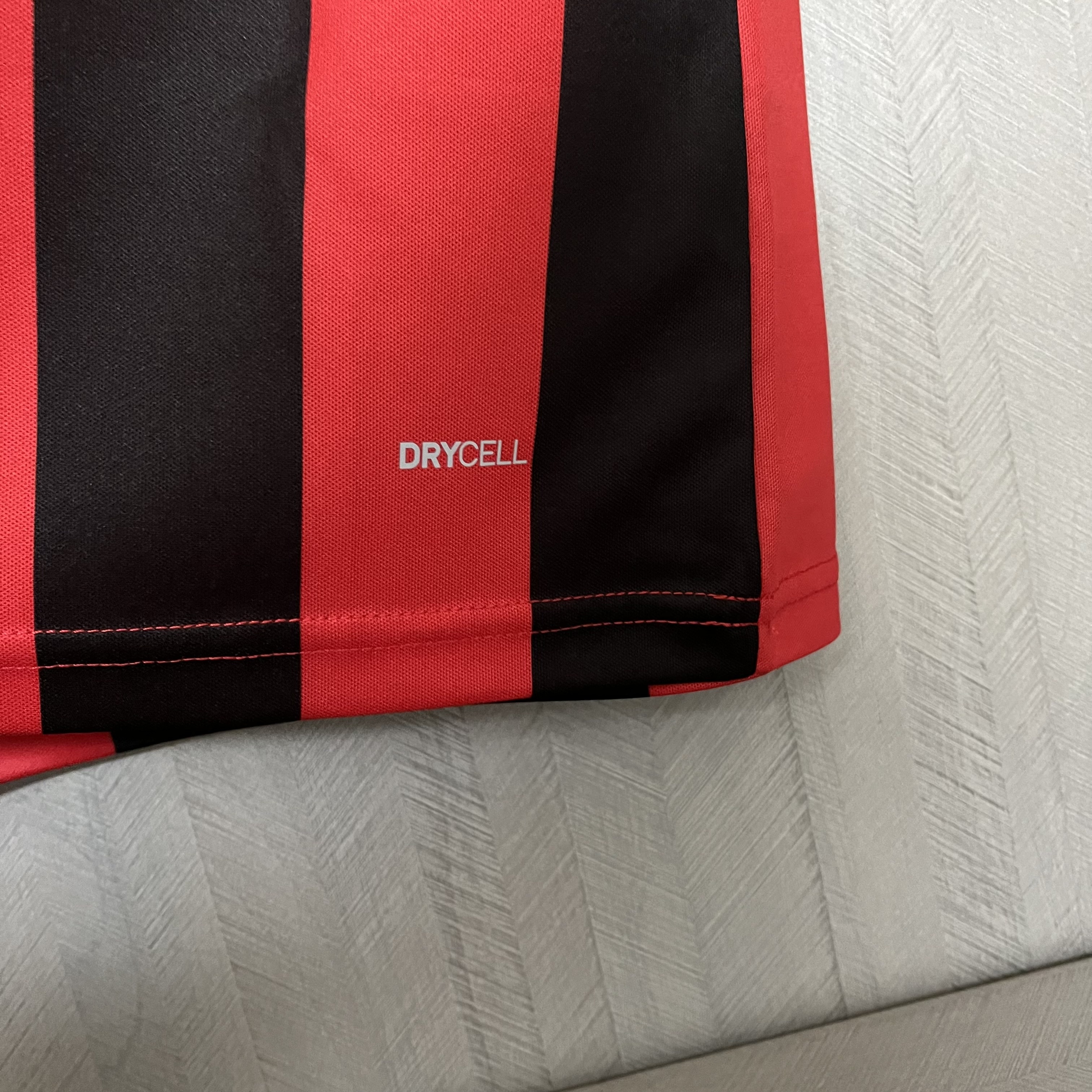 AC Milan Mens 125th Anniversary Red/Black Jersey