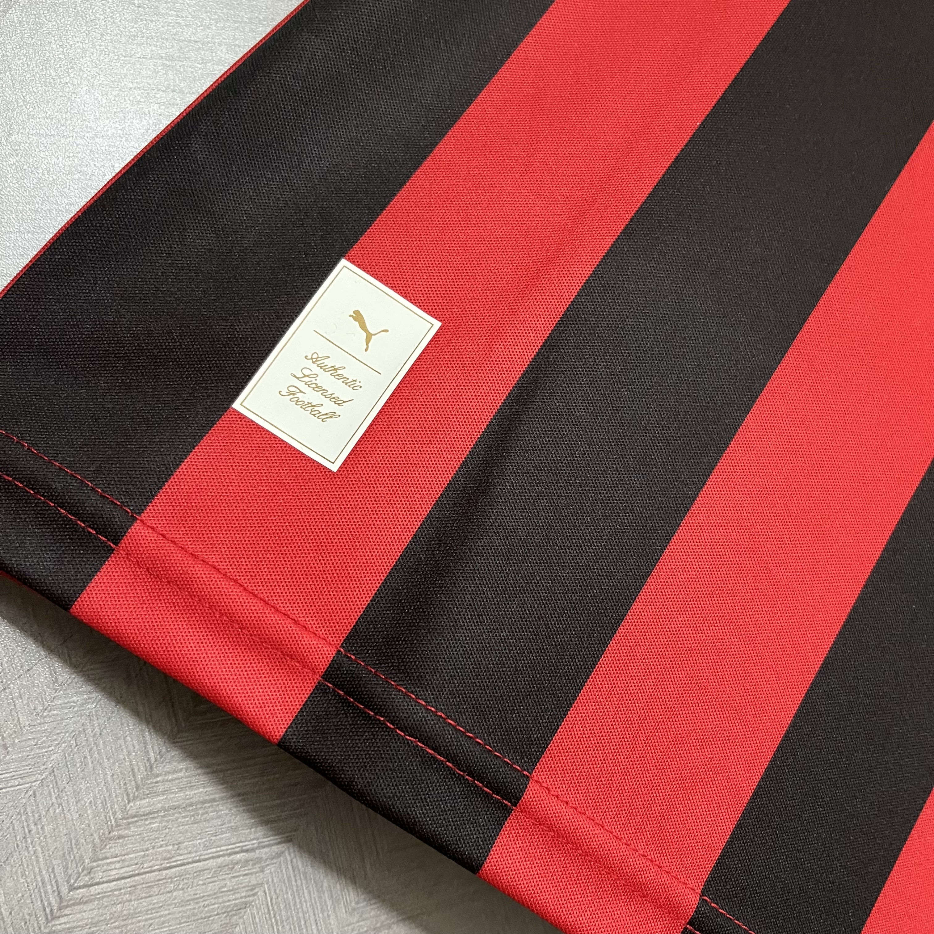 AC Milan Mens 125th Anniversary Red/Black Jersey